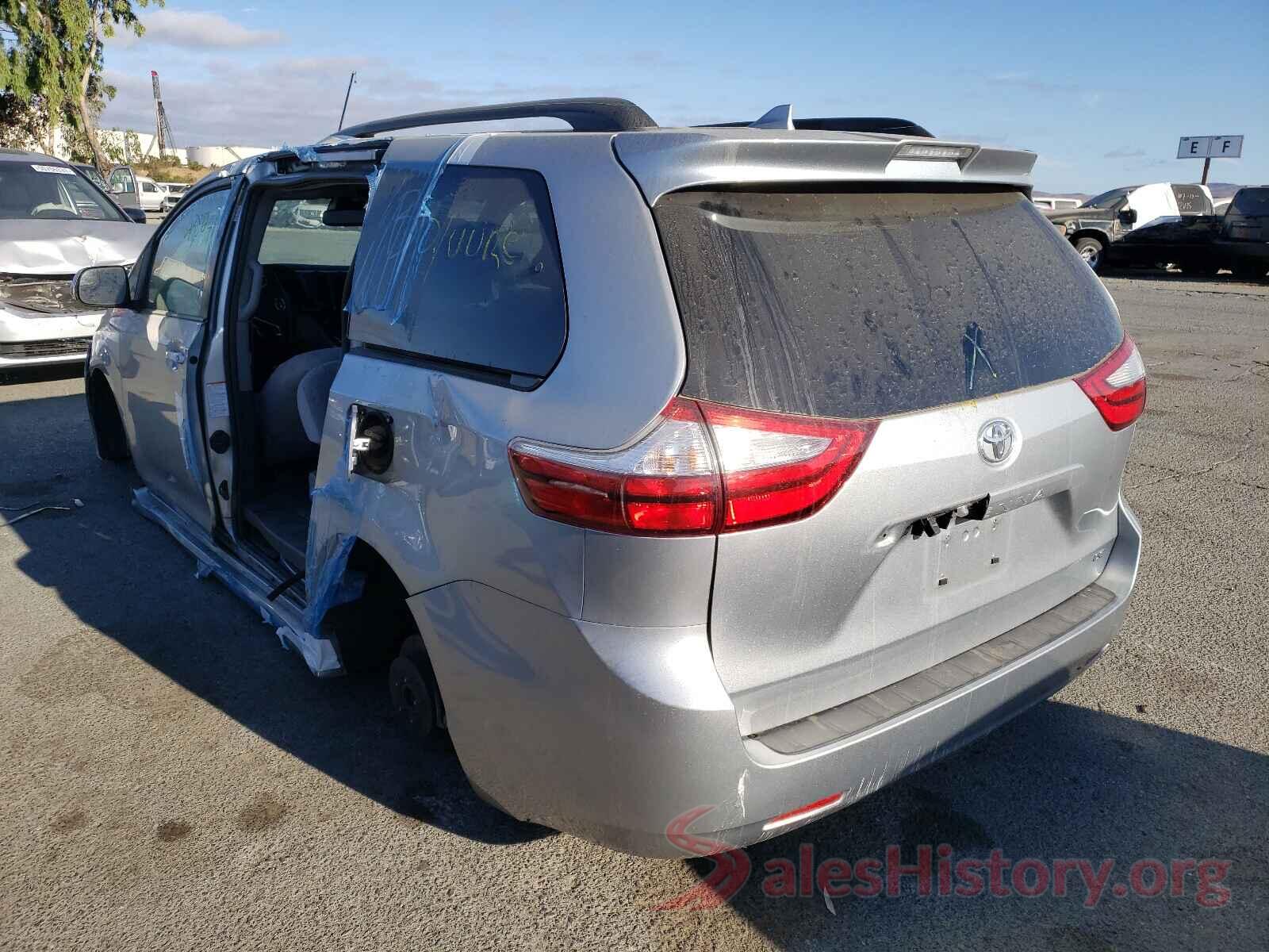 5TDKZ3DC7KS986034 2019 TOYOTA SIENNA