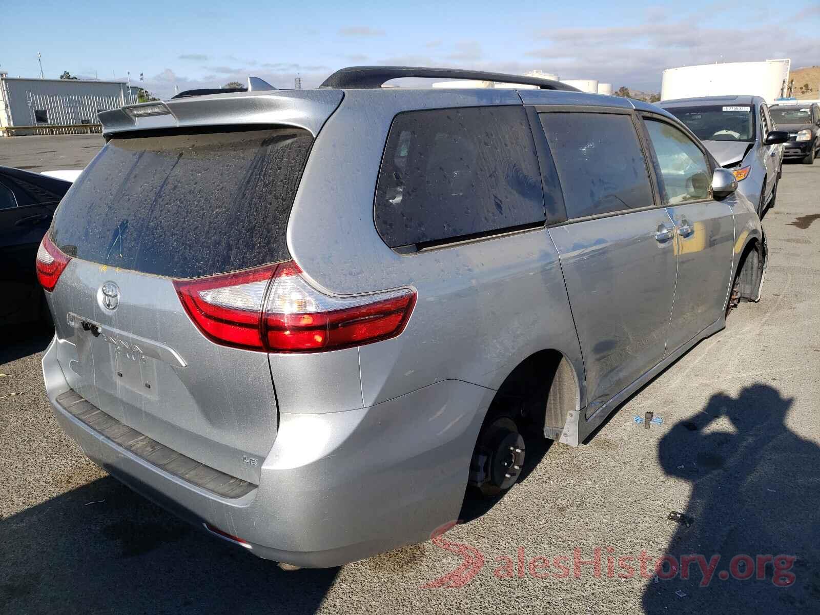 5TDKZ3DC7KS986034 2019 TOYOTA SIENNA