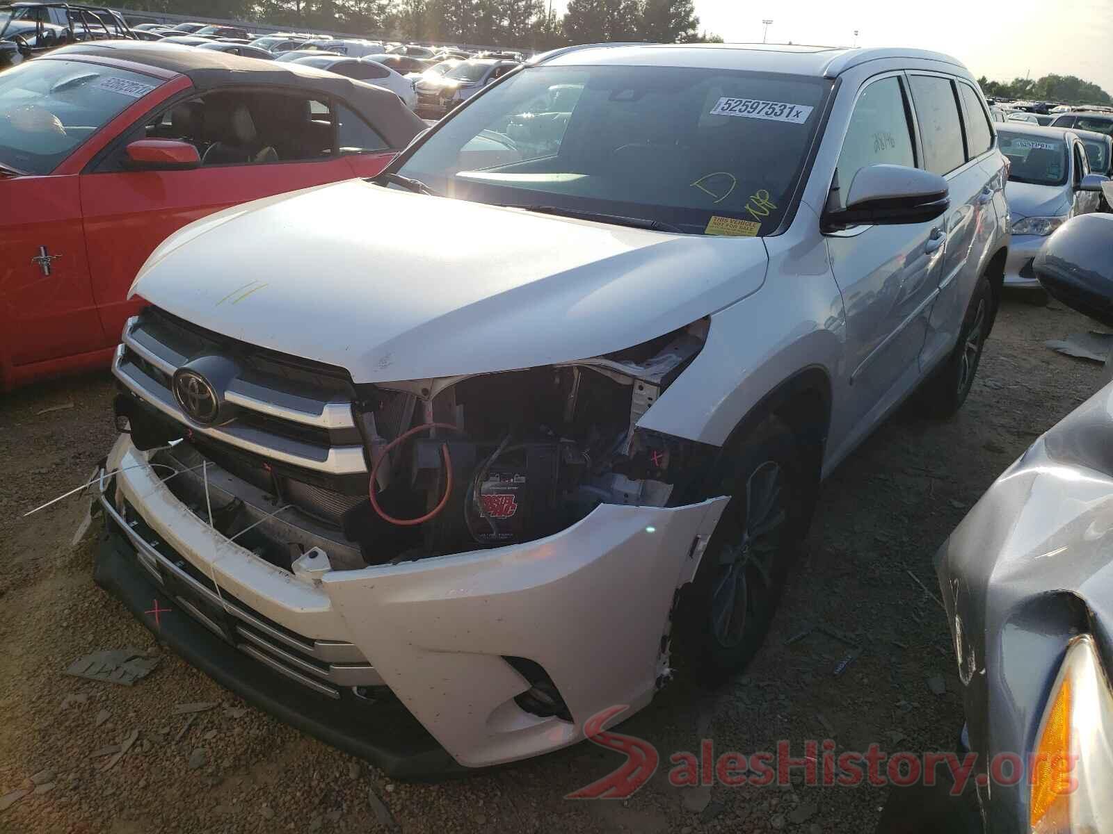 5TDJZRFH4KS618532 2019 TOYOTA HIGHLANDER