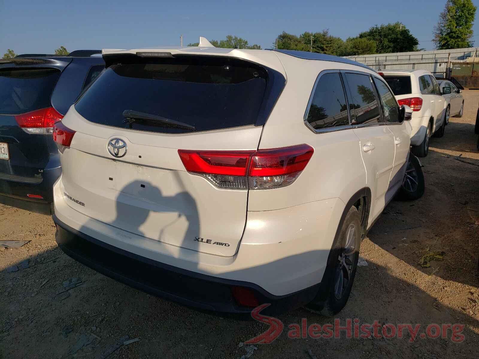 5TDJZRFH4KS618532 2019 TOYOTA HIGHLANDER