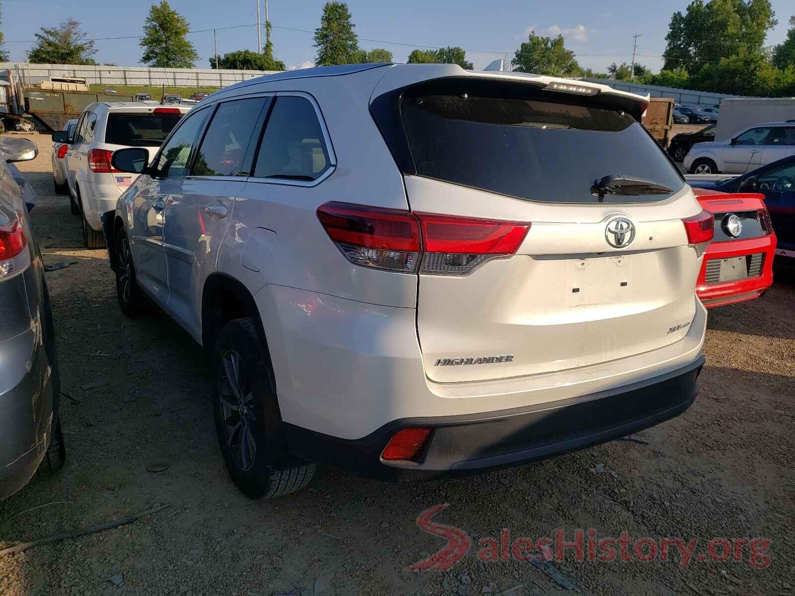 5TDJZRFH4KS618532 2019 TOYOTA HIGHLANDER