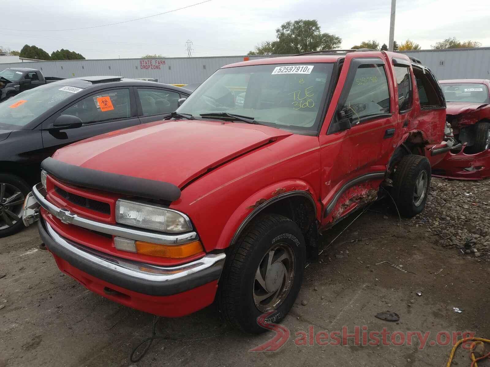 1GNDT13W6X2108448 1999 CHEVROLET BLAZER