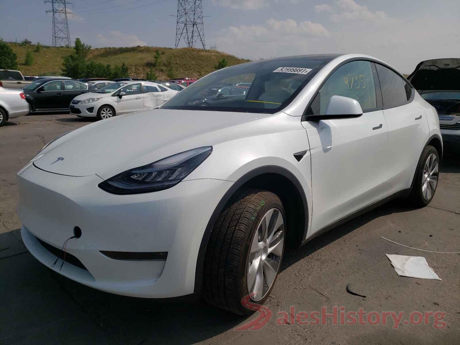 5YJYGDEE4LF053428 2020 TESLA MODEL Y