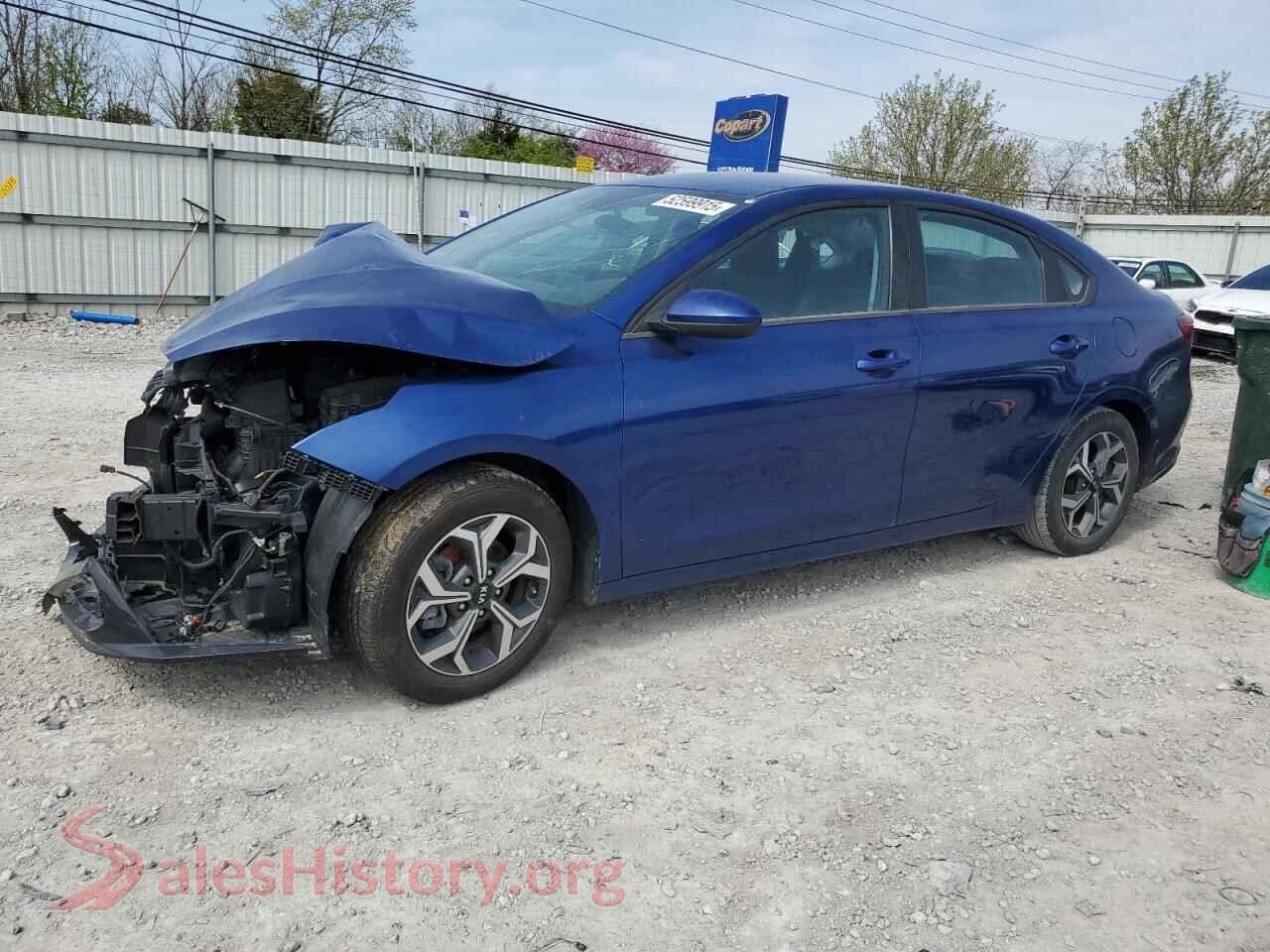2021 KIA FORTE VIN 3KPF24AD0ME385540, auction photo