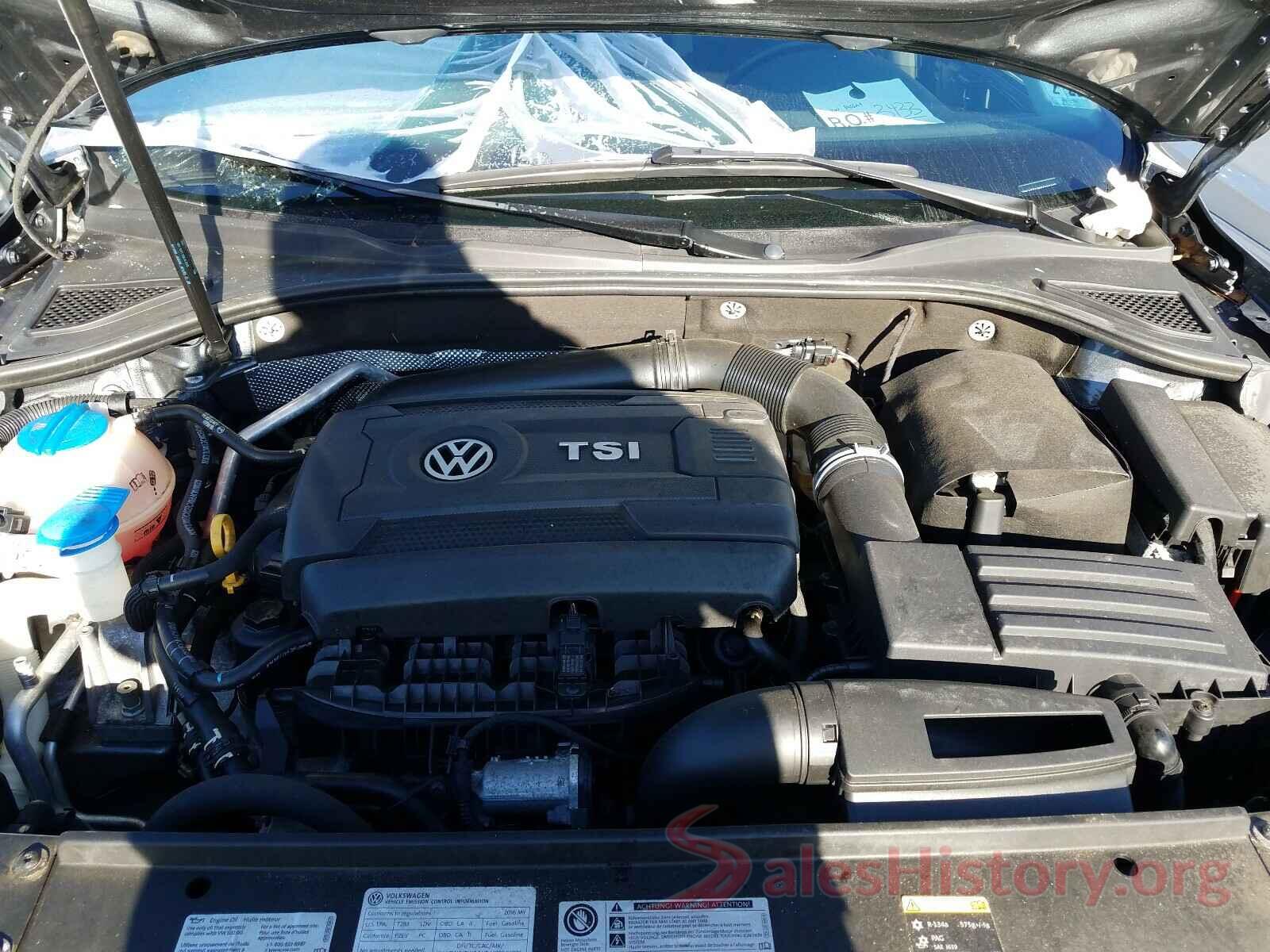 1VWAT7A36GC045009 2016 VOLKSWAGEN PASSAT