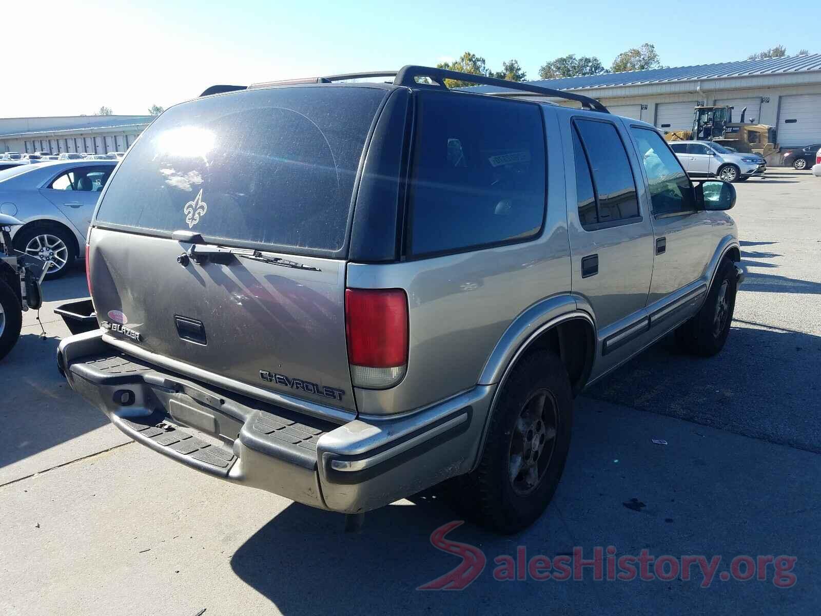 1GNDT13W3W2273436 1998 CHEVROLET BLAZER