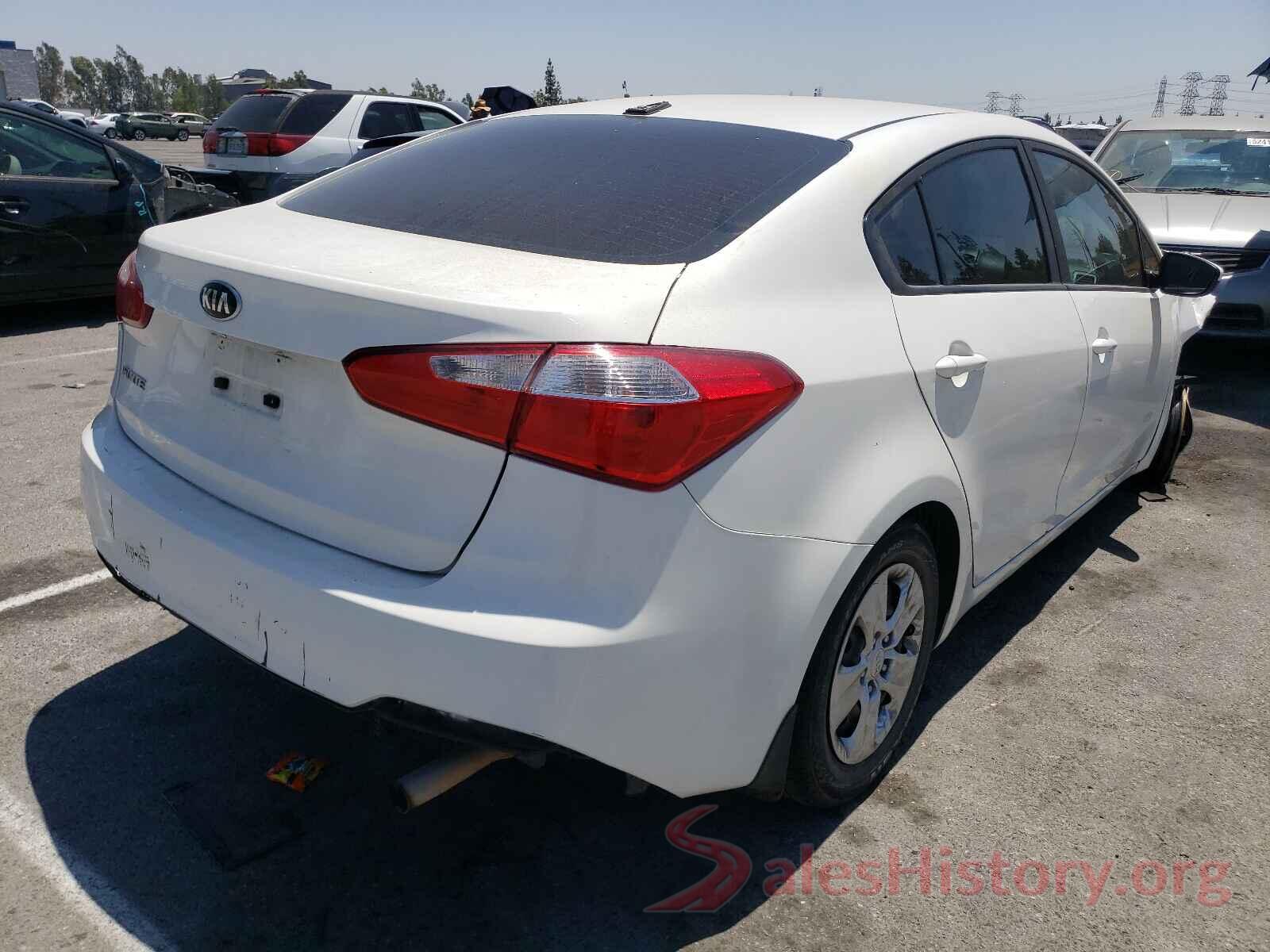 KNAFK4A6XG5574372 2016 KIA FORTE