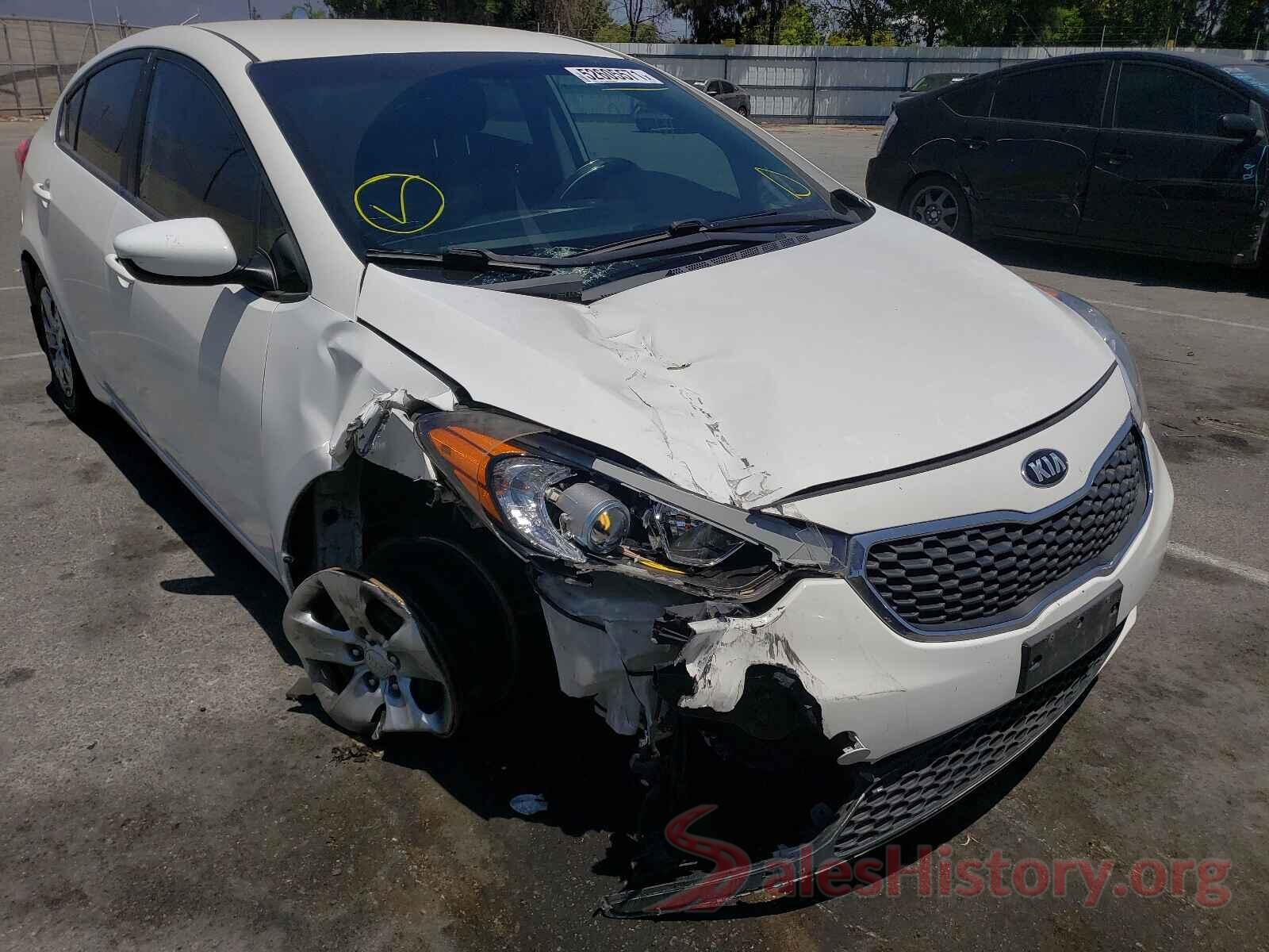 KNAFK4A6XG5574372 2016 KIA FORTE