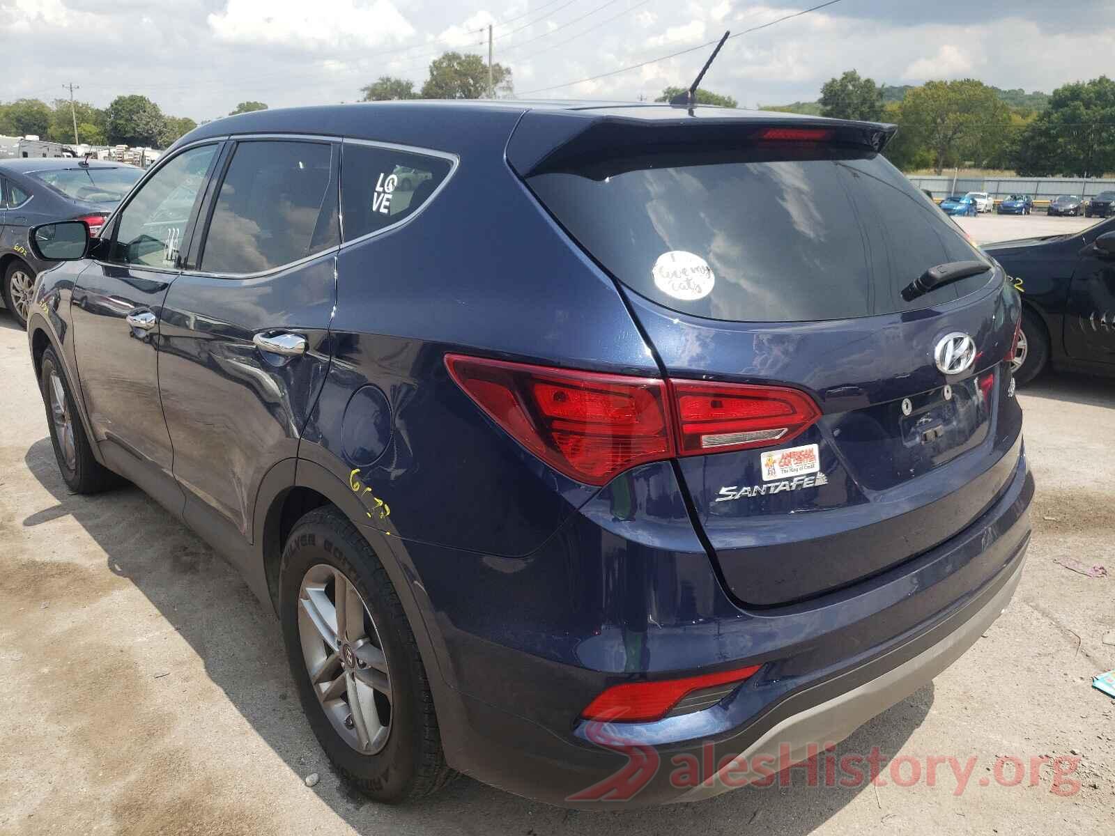 5XYZT3LB2JG550860 2018 HYUNDAI SANTA FE