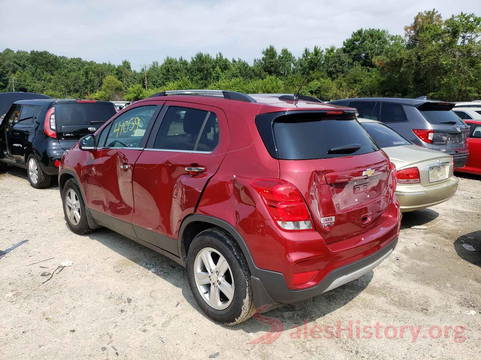 3GNCJLSBXJL341640 2018 CHEVROLET TRAX