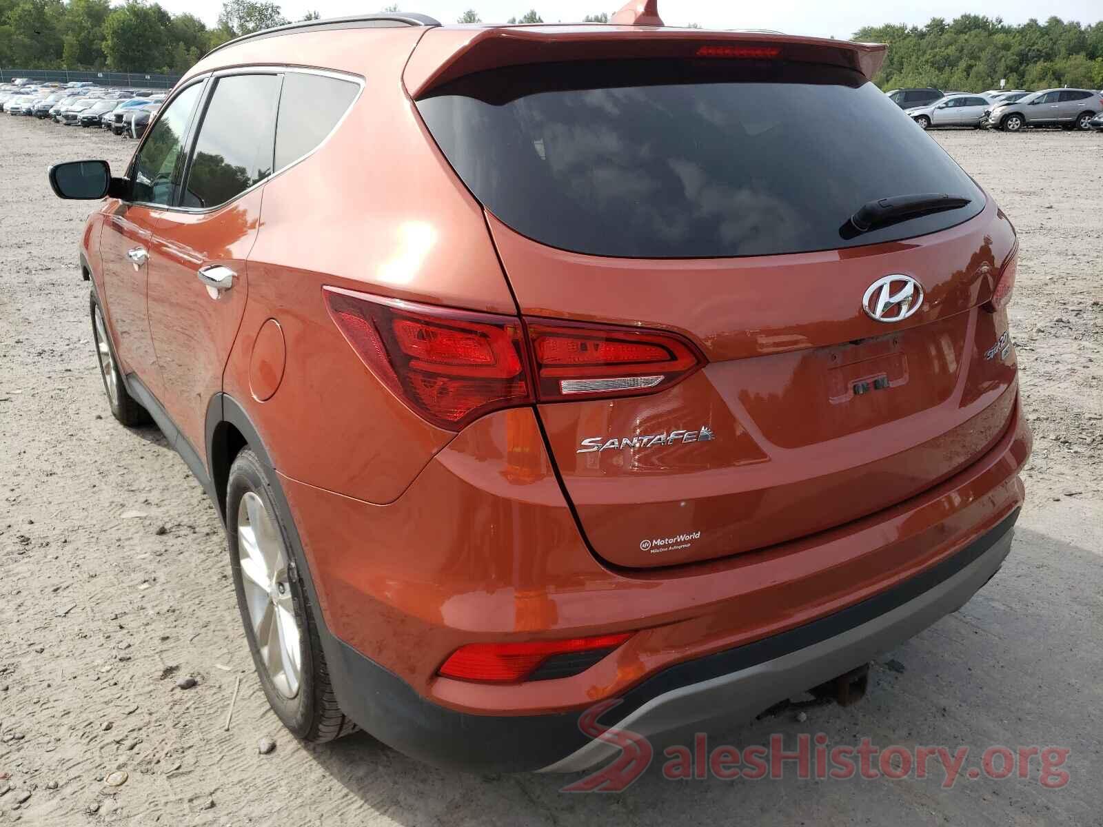 5XYZUDLA6HG399655 2017 HYUNDAI SANTA FE