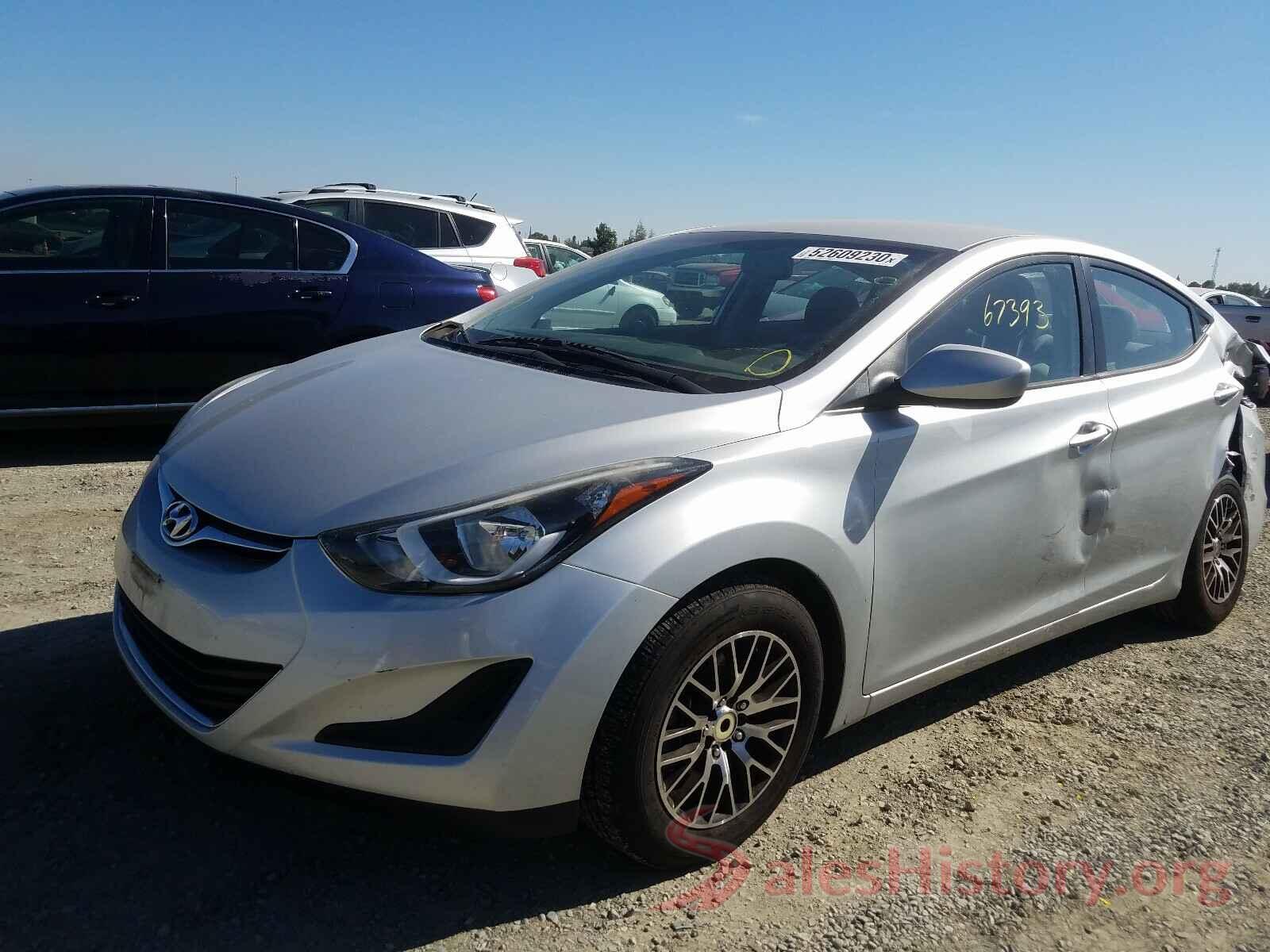 5NPDH4AE6GH667034 2016 HYUNDAI ELANTRA