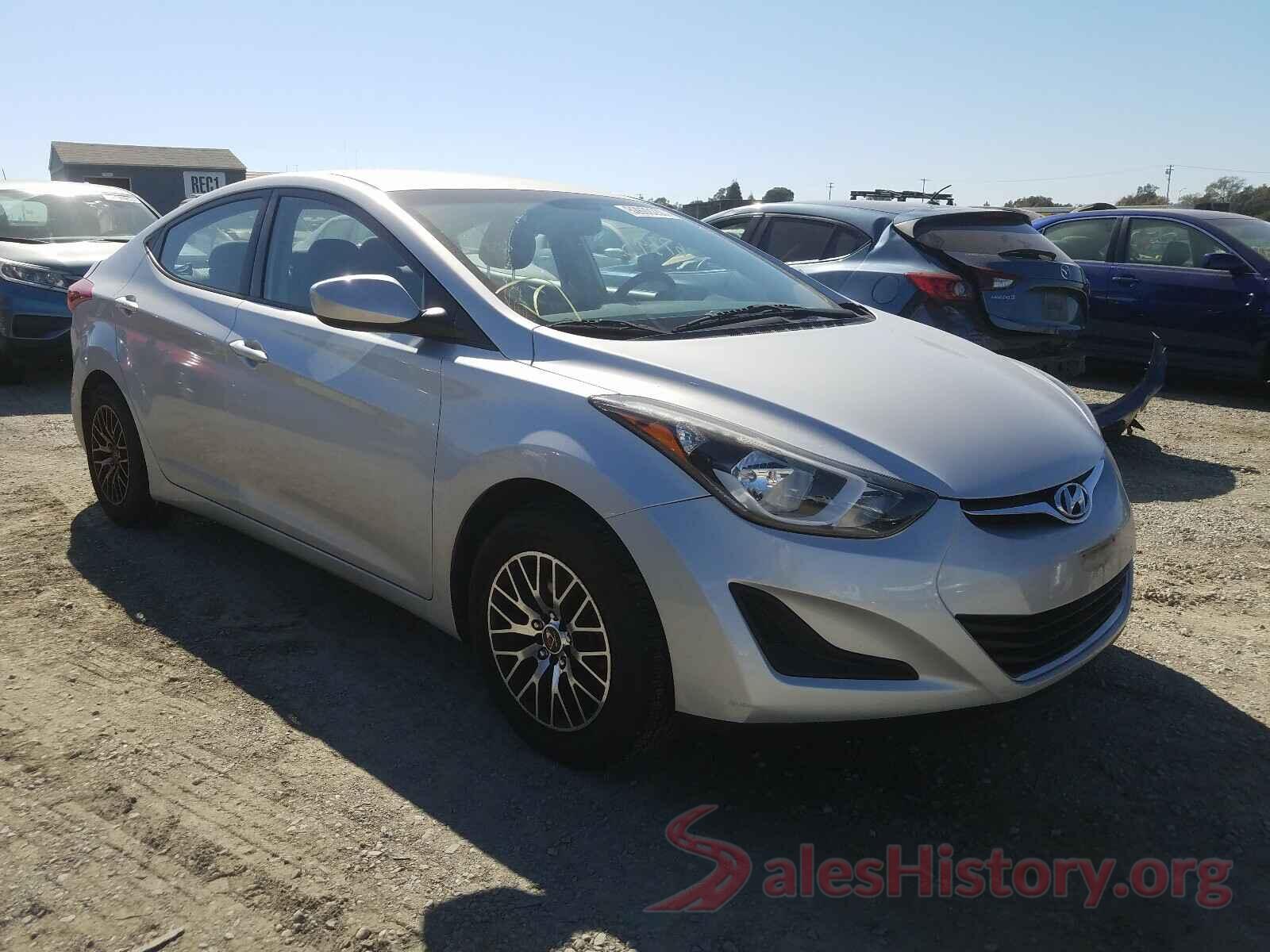 5NPDH4AE6GH667034 2016 HYUNDAI ELANTRA