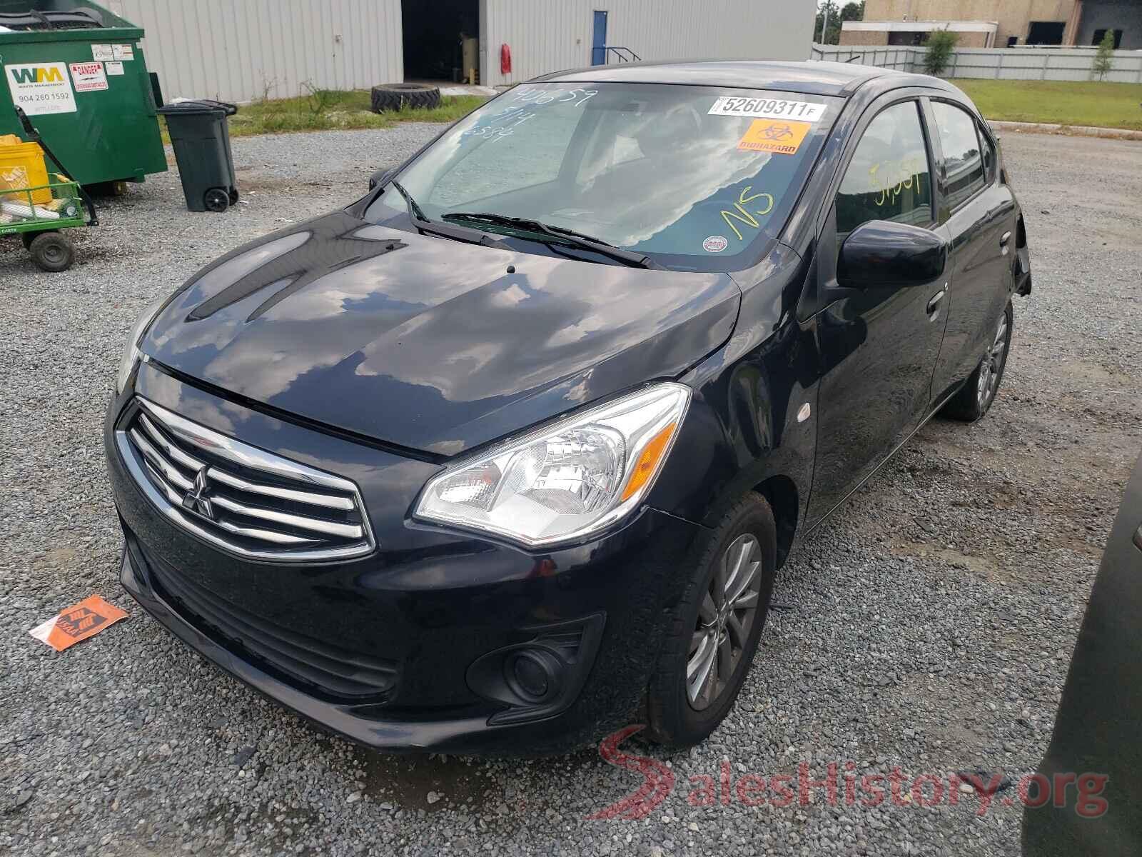 ML32F3FJ3JHF06584 2018 MITSUBISHI MIRAGE