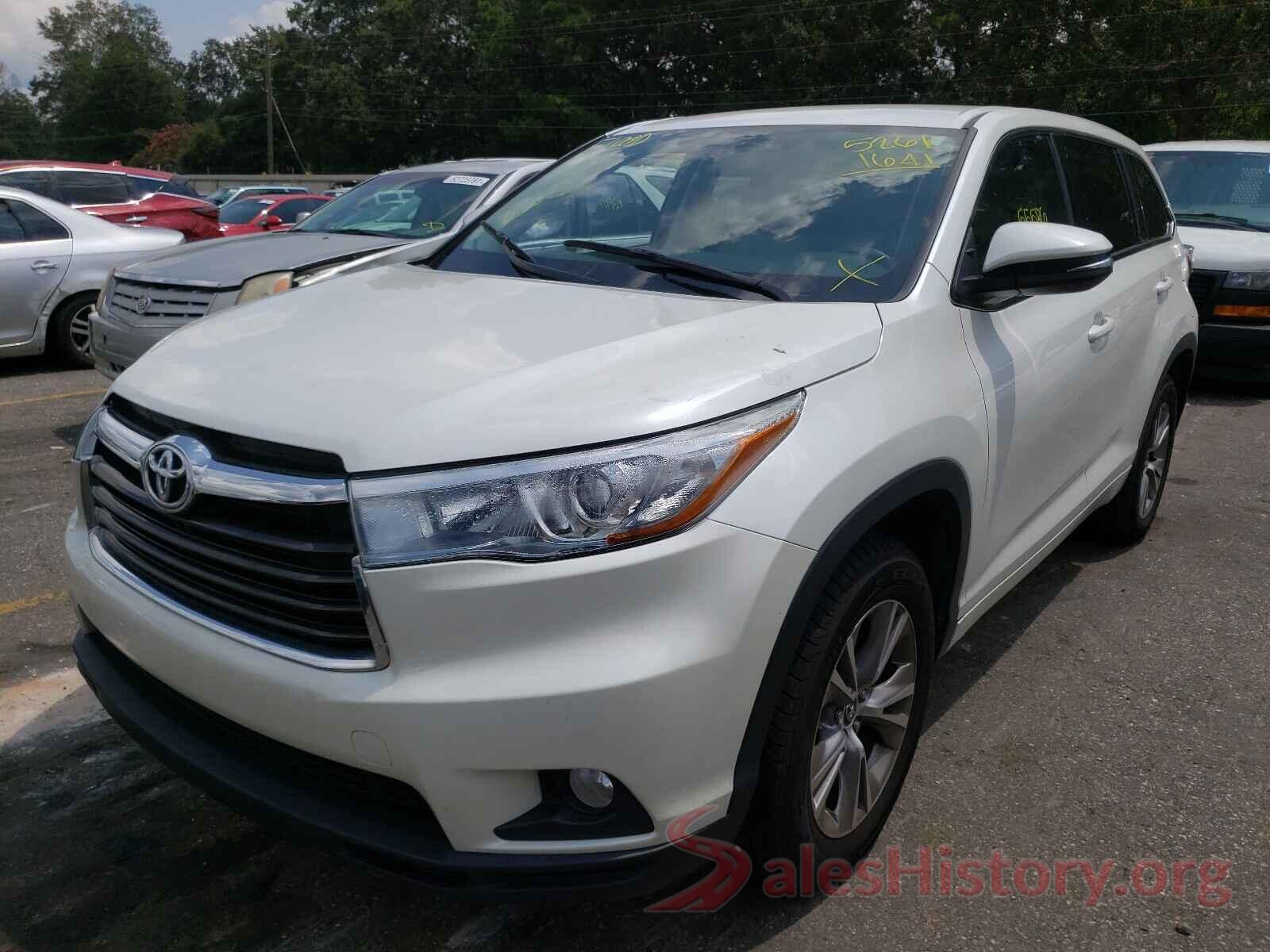 5TDZKRFH0GS150720 2016 TOYOTA HIGHLANDER