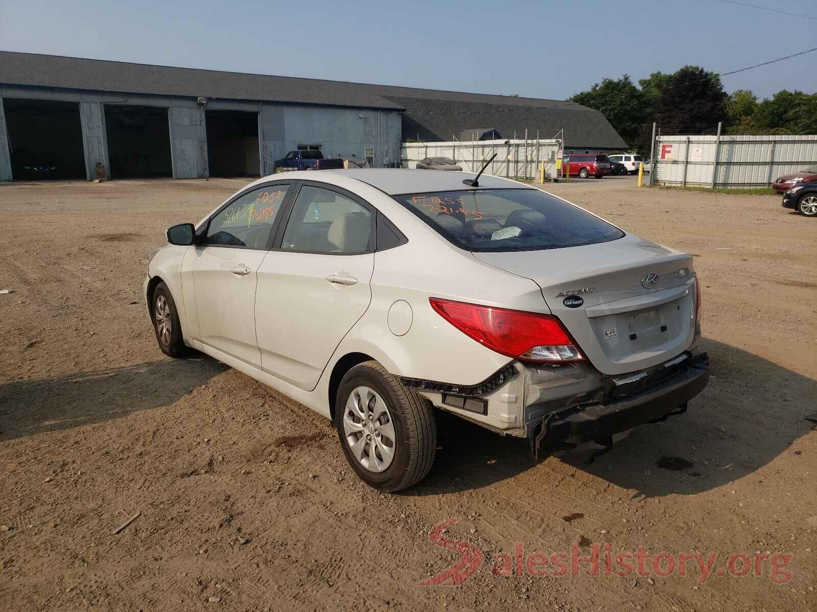 KMHCT4AE9GU071802 2016 HYUNDAI ACCENT