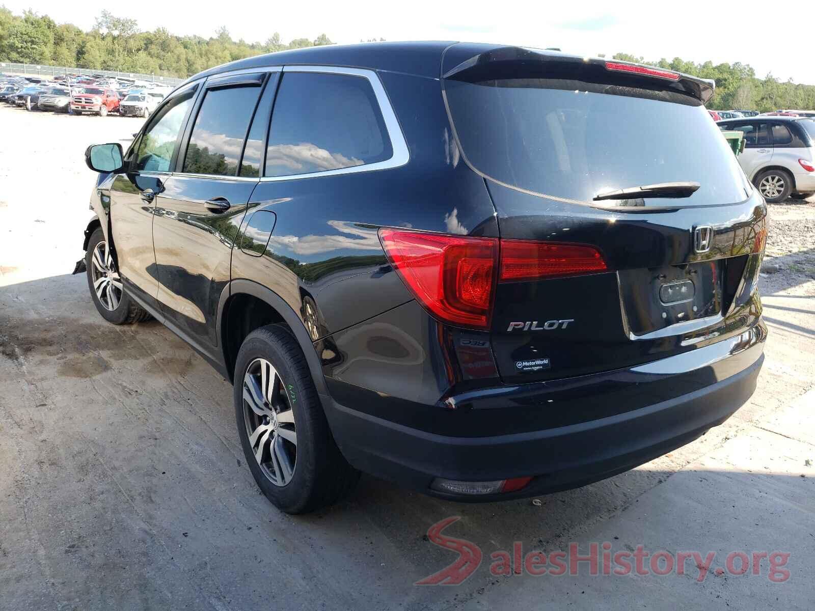 5FNYF6H77GB086652 2016 HONDA PILOT