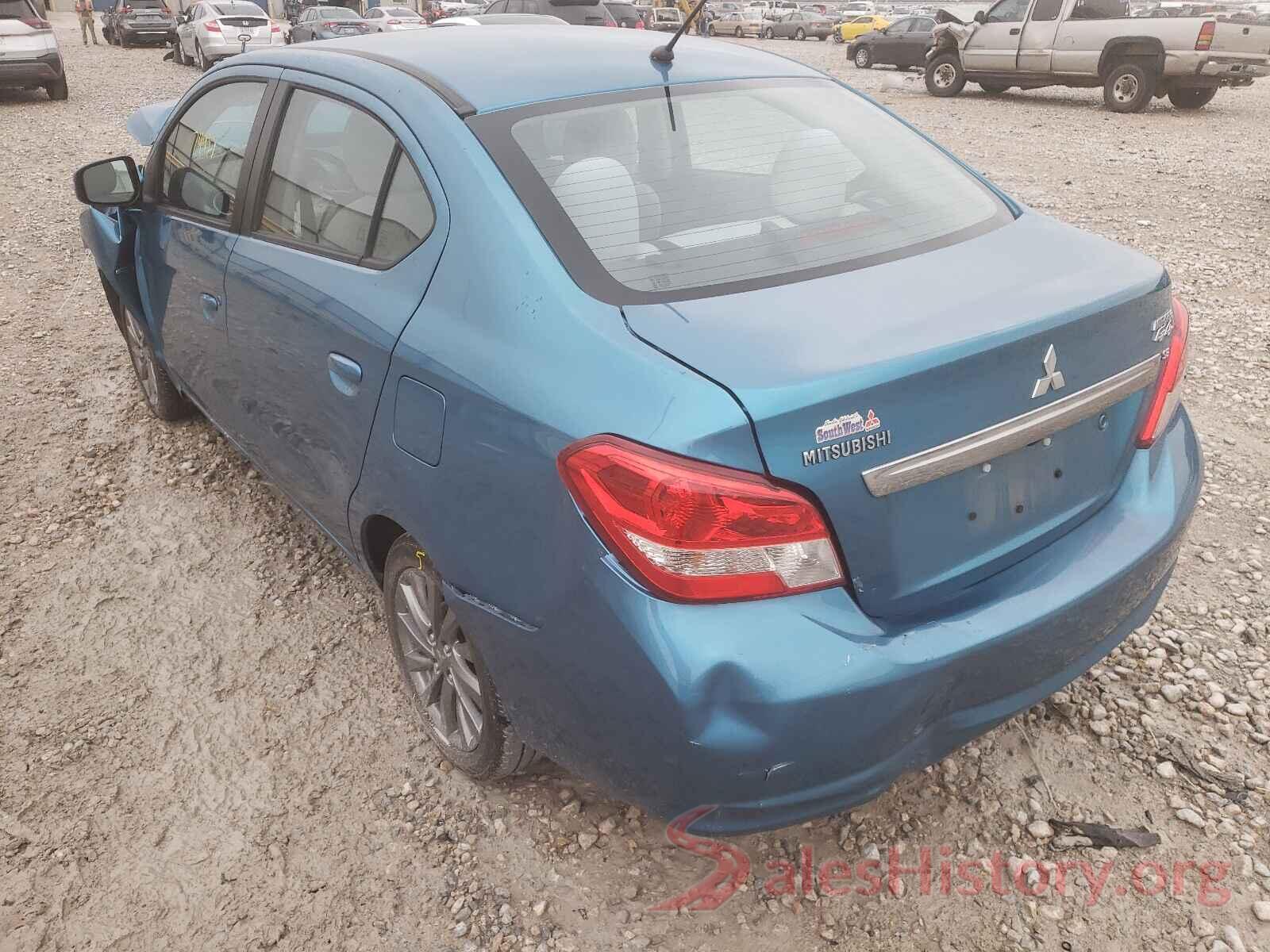 ML32F4FJ1HH003777 2017 MITSUBISHI MIRAGE