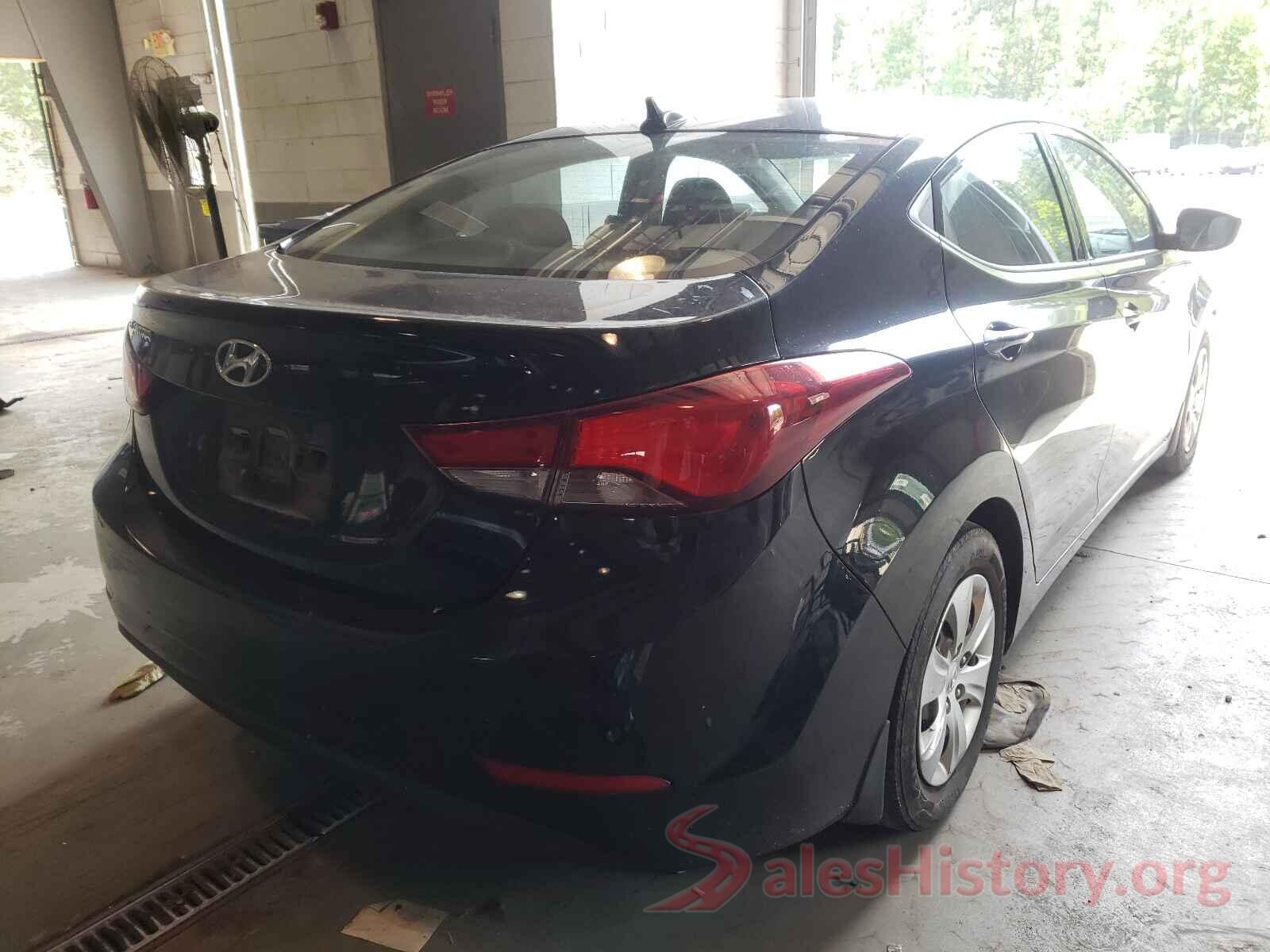 KMHDH4AE2GU481136 2016 HYUNDAI ELANTRA