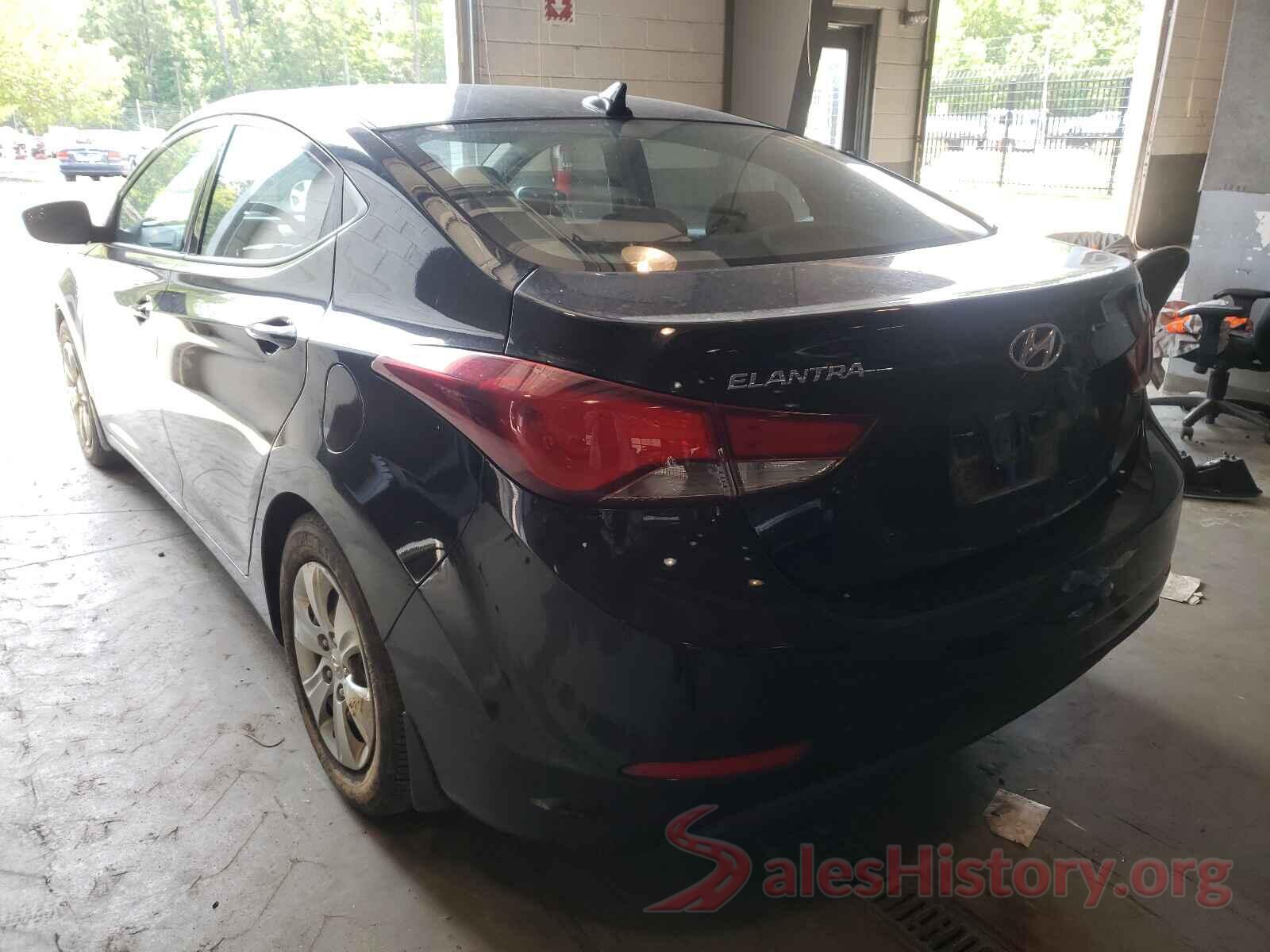 KMHDH4AE2GU481136 2016 HYUNDAI ELANTRA