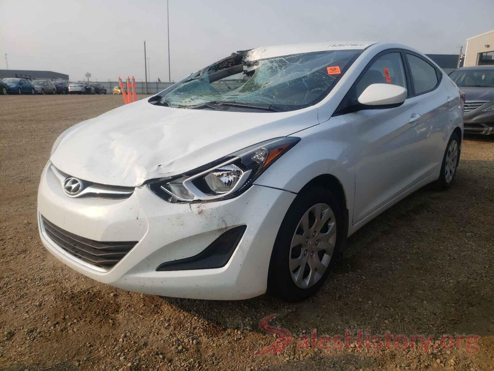 5NPDH4AE8GH676267 2016 HYUNDAI ELANTRA