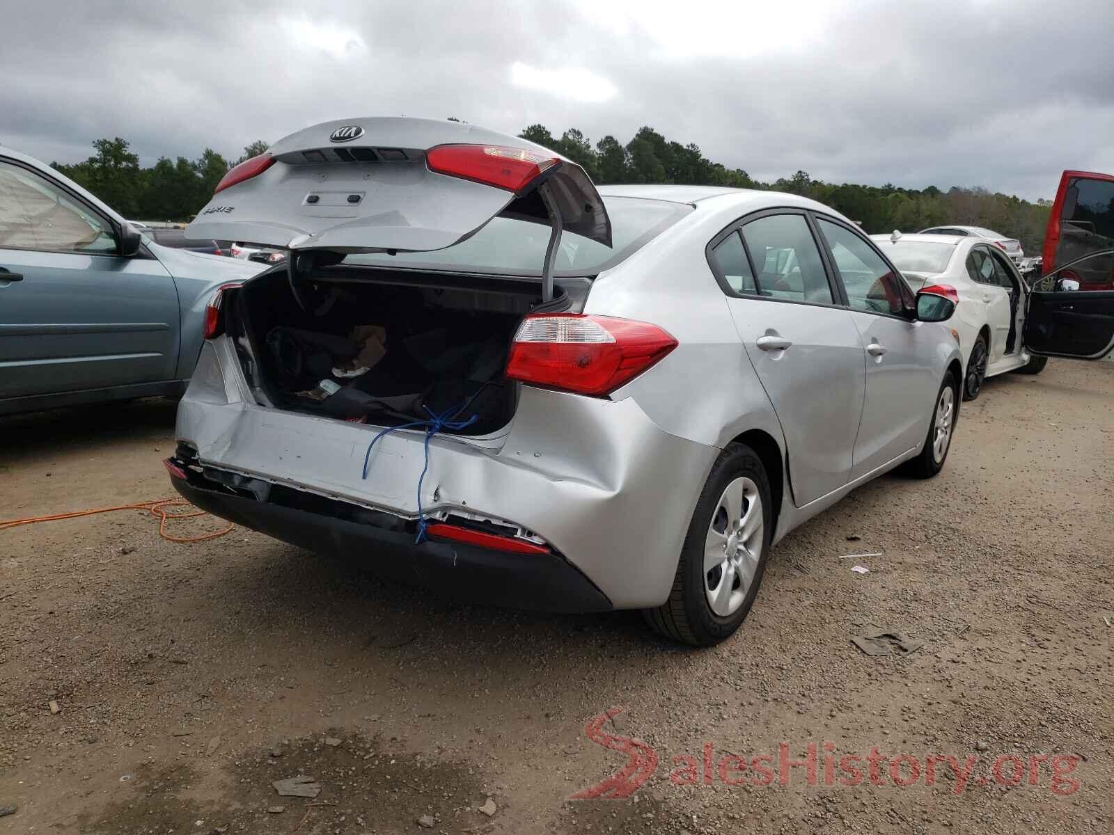 KNAFK4A6XG5598039 2016 KIA FORTE