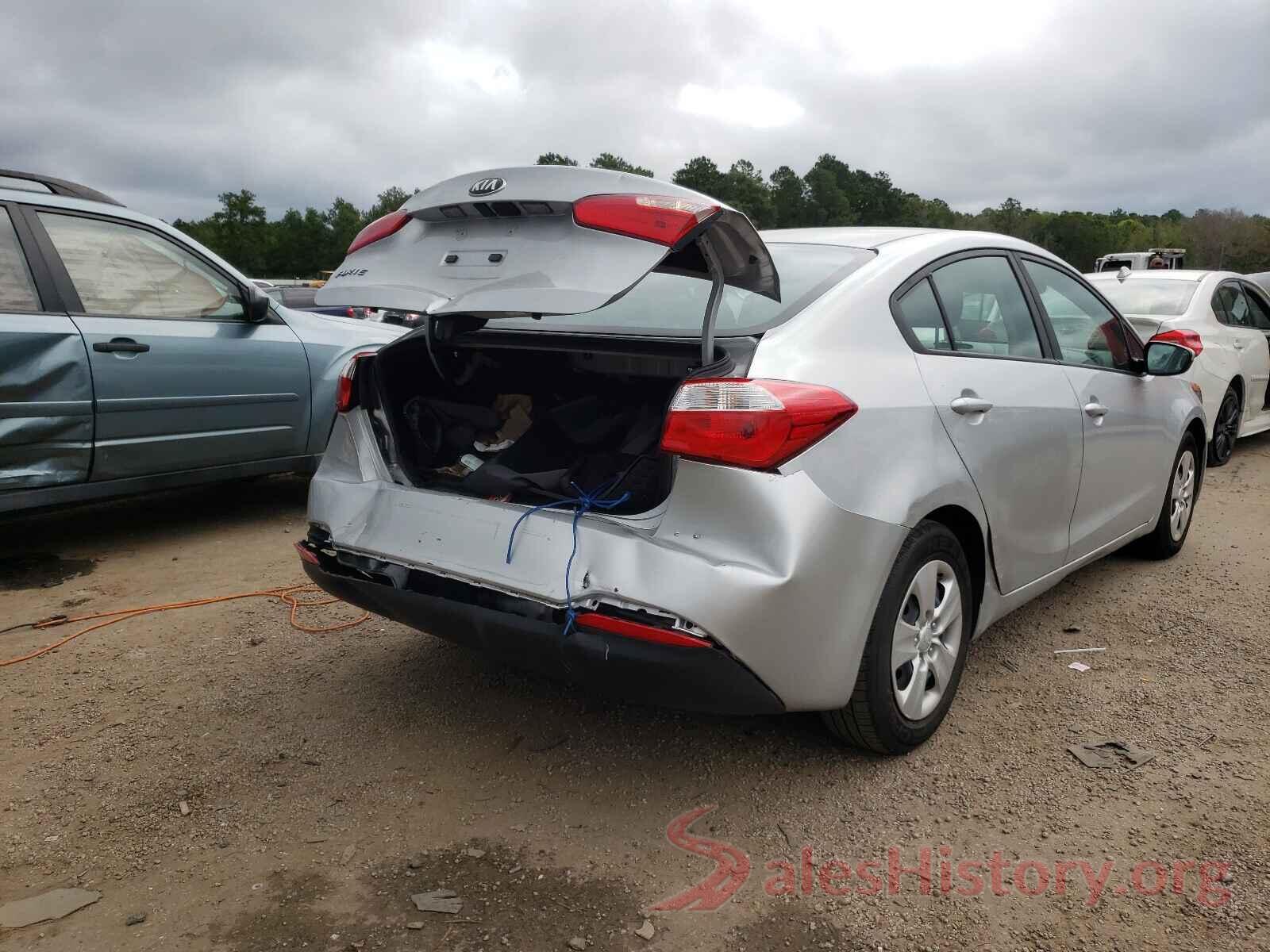 KNAFK4A6XG5598039 2016 KIA FORTE