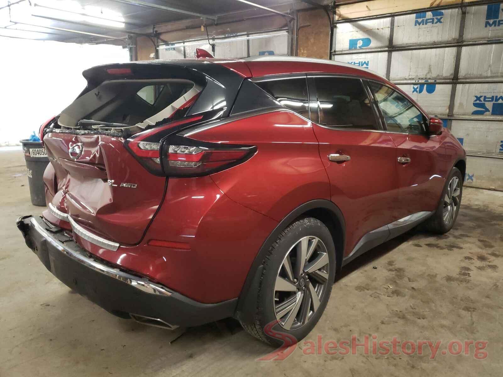 5N1AZ2MS7KN129601 2019 NISSAN MURANO