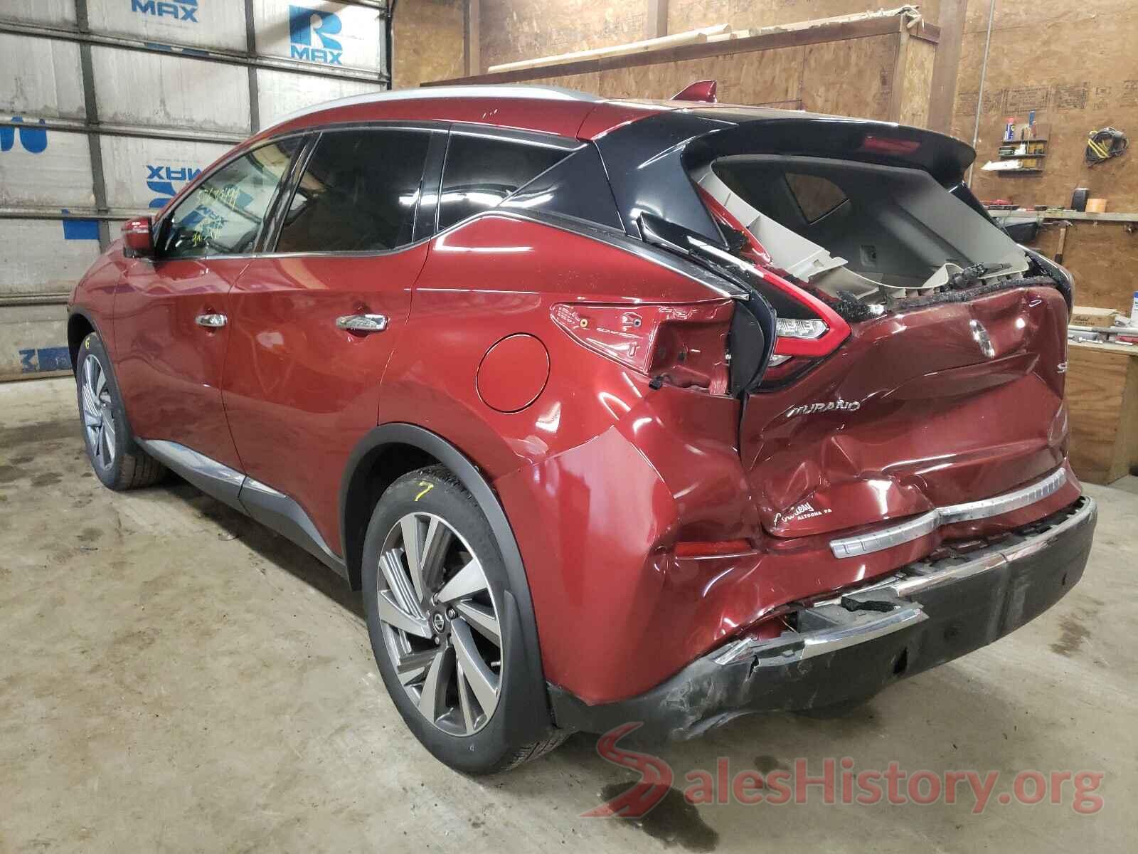 5N1AZ2MS7KN129601 2019 NISSAN MURANO