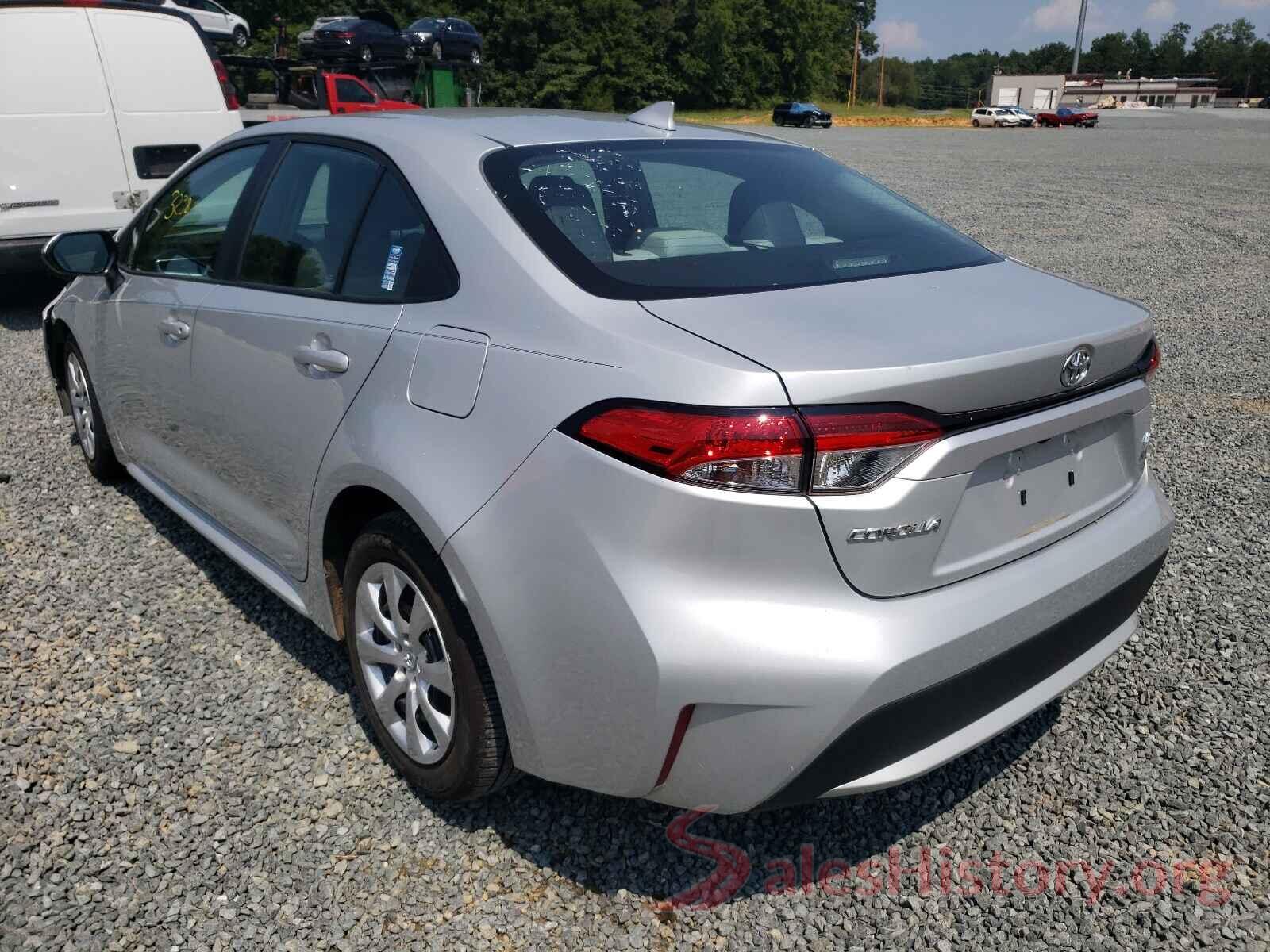 5YFEPRAE2LP138813 2020 TOYOTA COROLLA