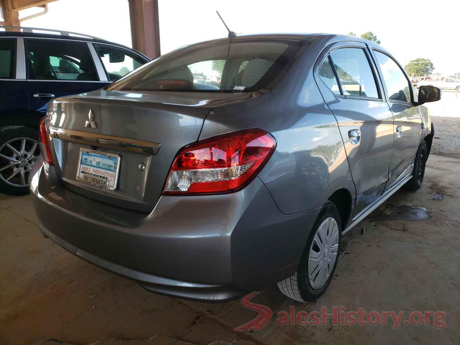 ML32F3FJ1LHF00284 2020 MITSUBISHI MIRAGE