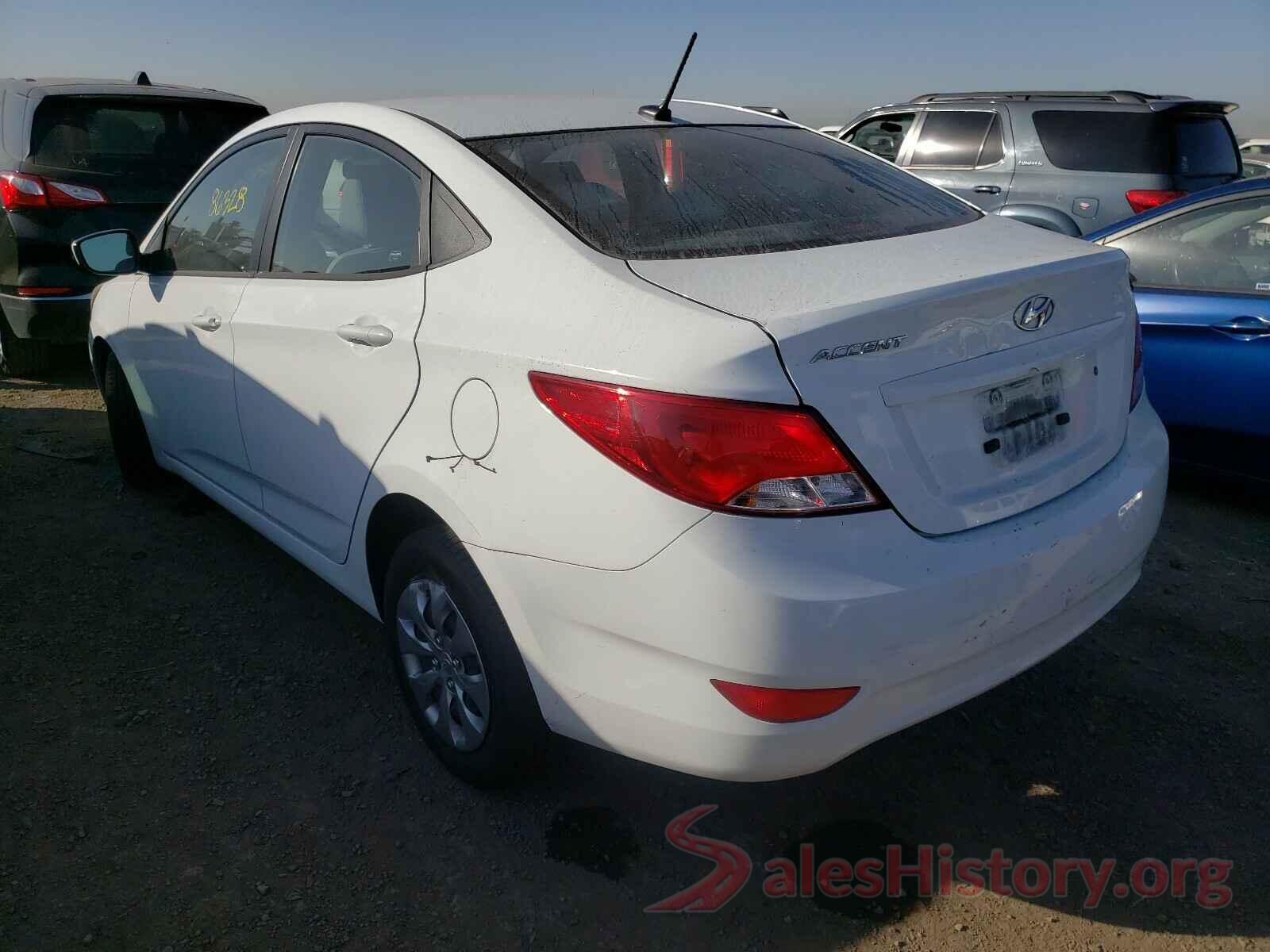 KMHCT4AE7HU196153 2017 HYUNDAI ACCENT