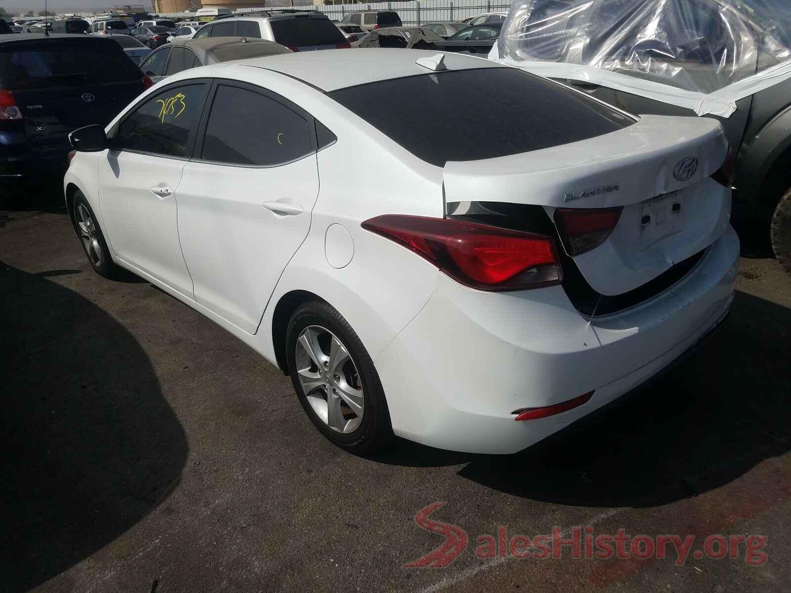 5NPDH4AE7GH711204 2016 HYUNDAI ELANTRA