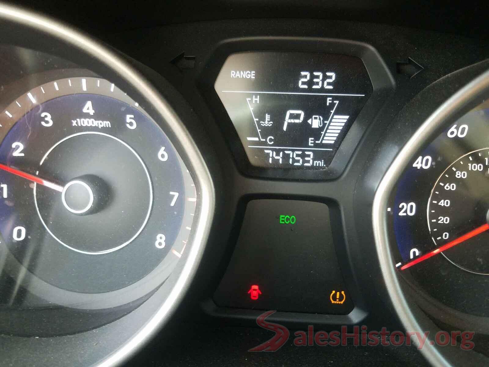 5NPDH4AE7GH711204 2016 HYUNDAI ELANTRA