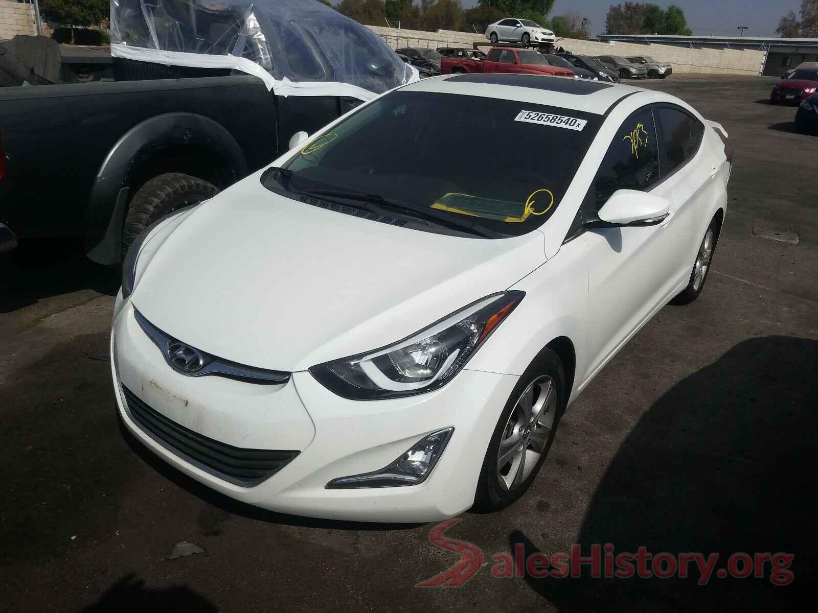 5NPDH4AE7GH711204 2016 HYUNDAI ELANTRA