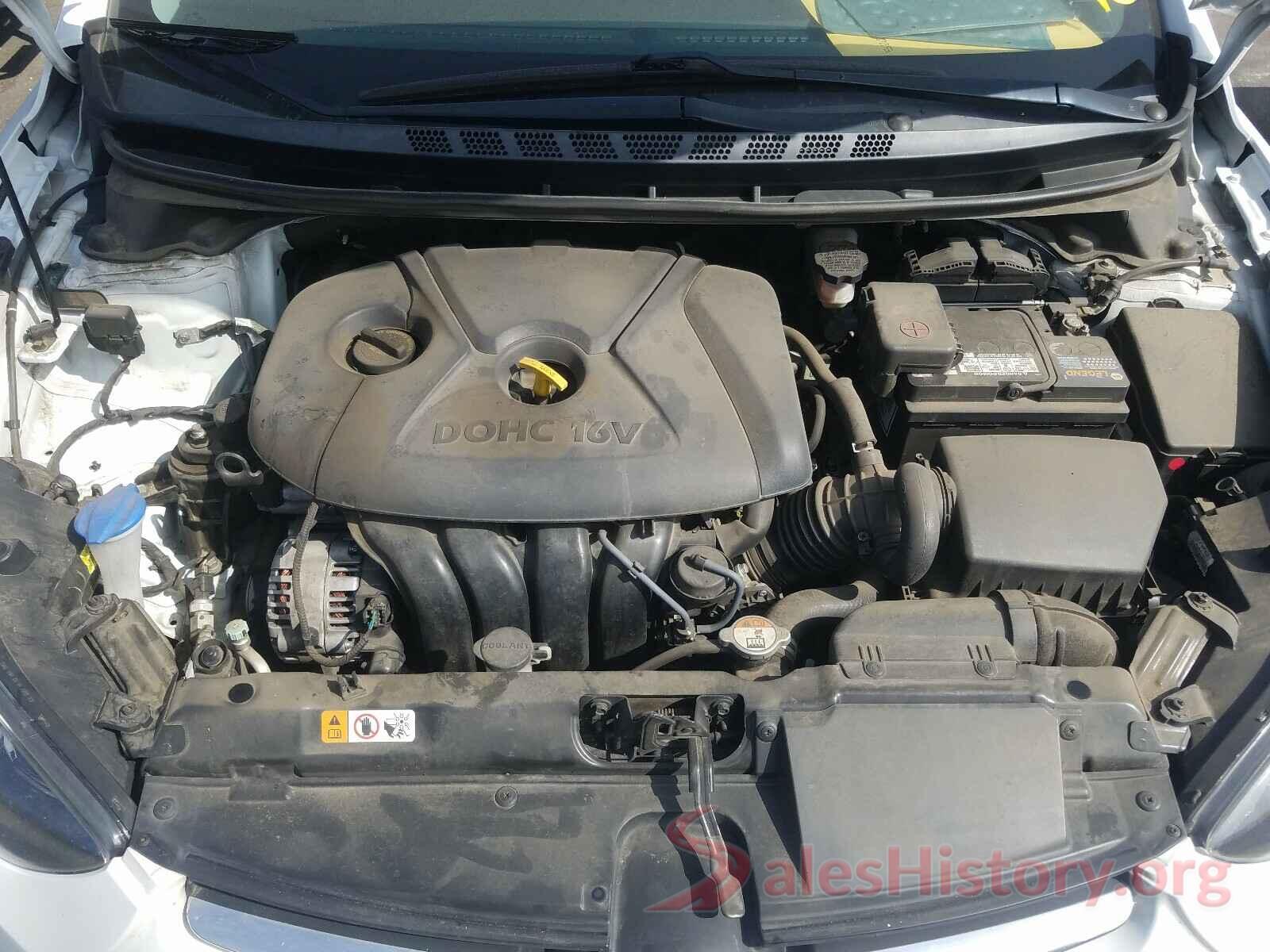 5NPDH4AE7GH711204 2016 HYUNDAI ELANTRA