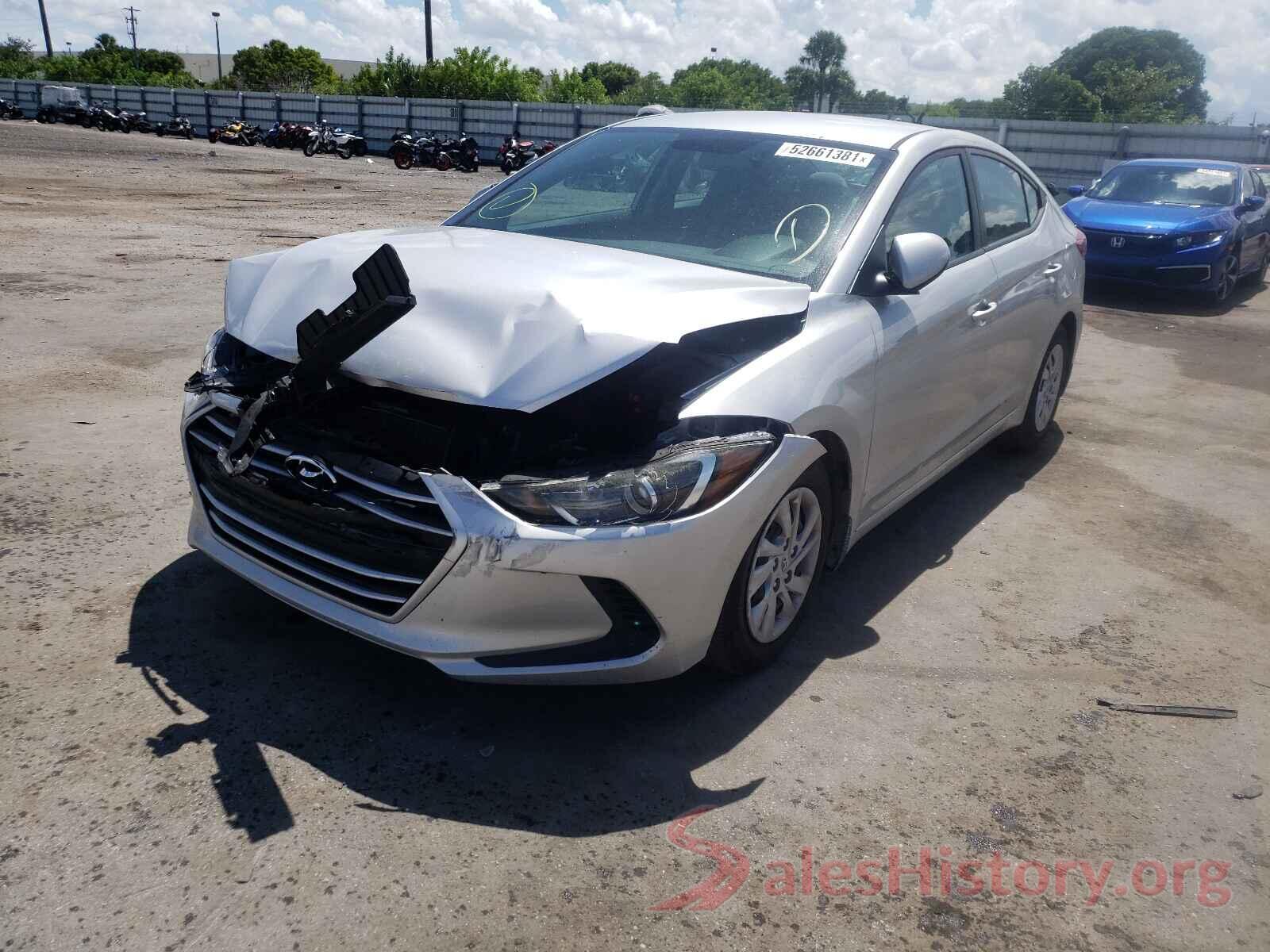 5NPD74LF4HH143746 2017 HYUNDAI ELANTRA