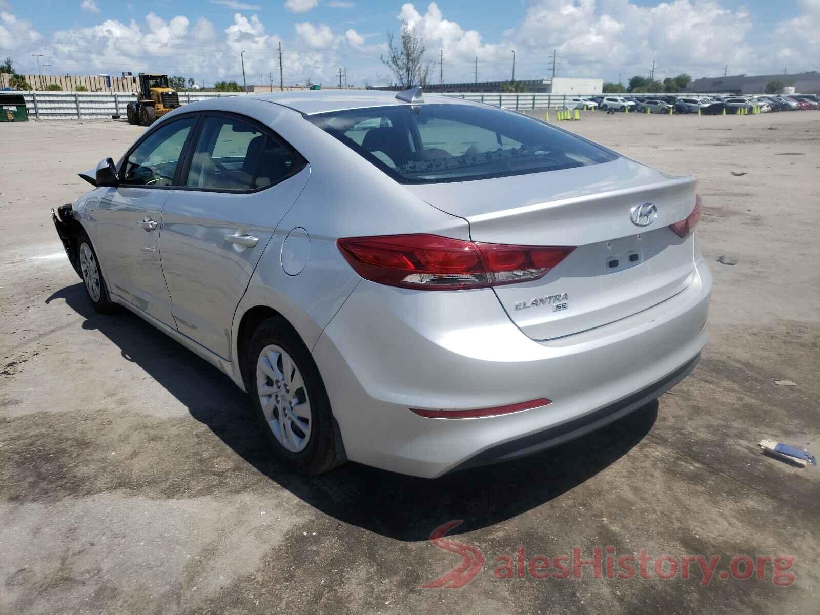 5NPD74LF4HH143746 2017 HYUNDAI ELANTRA