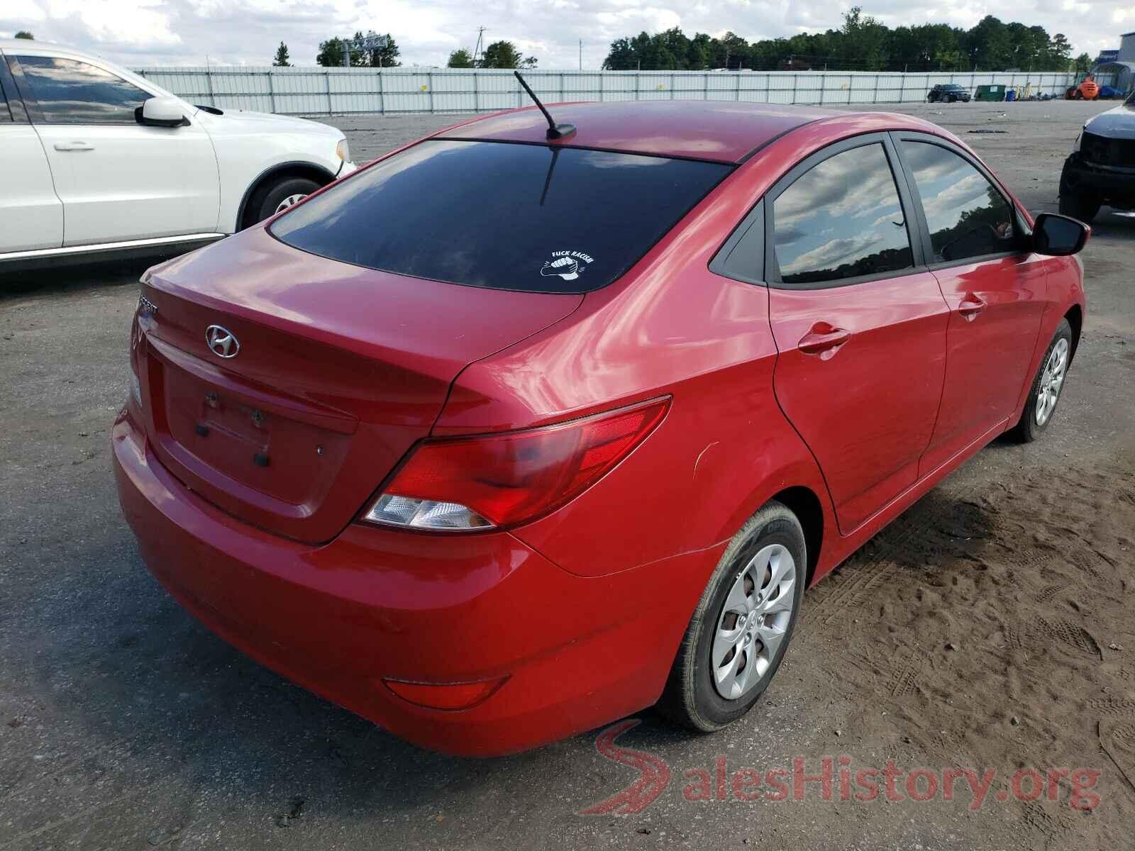 KMHCT4AE2GU018827 2016 HYUNDAI ACCENT