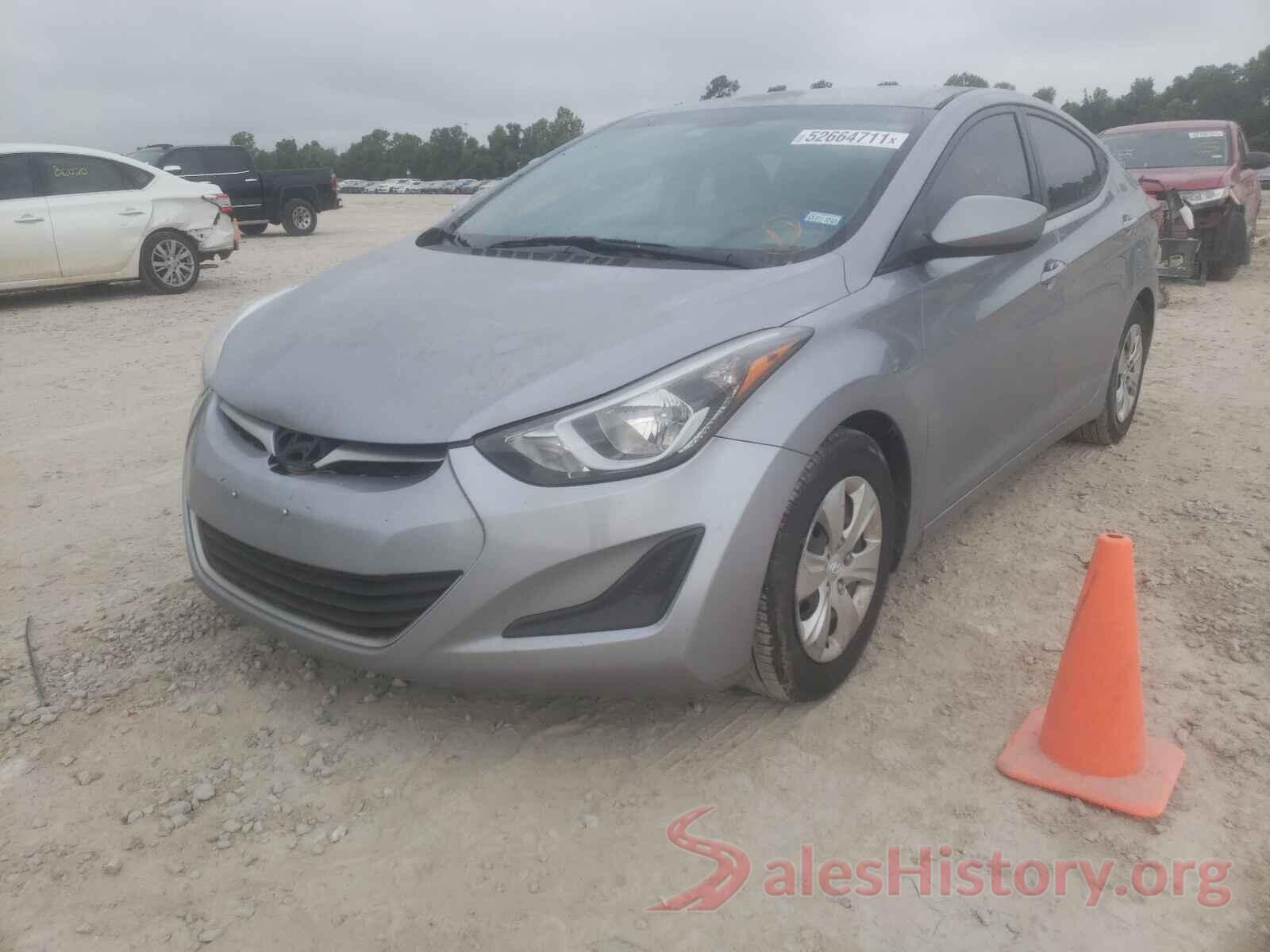 5NPDH4AEXGH697248 2016 HYUNDAI ELANTRA