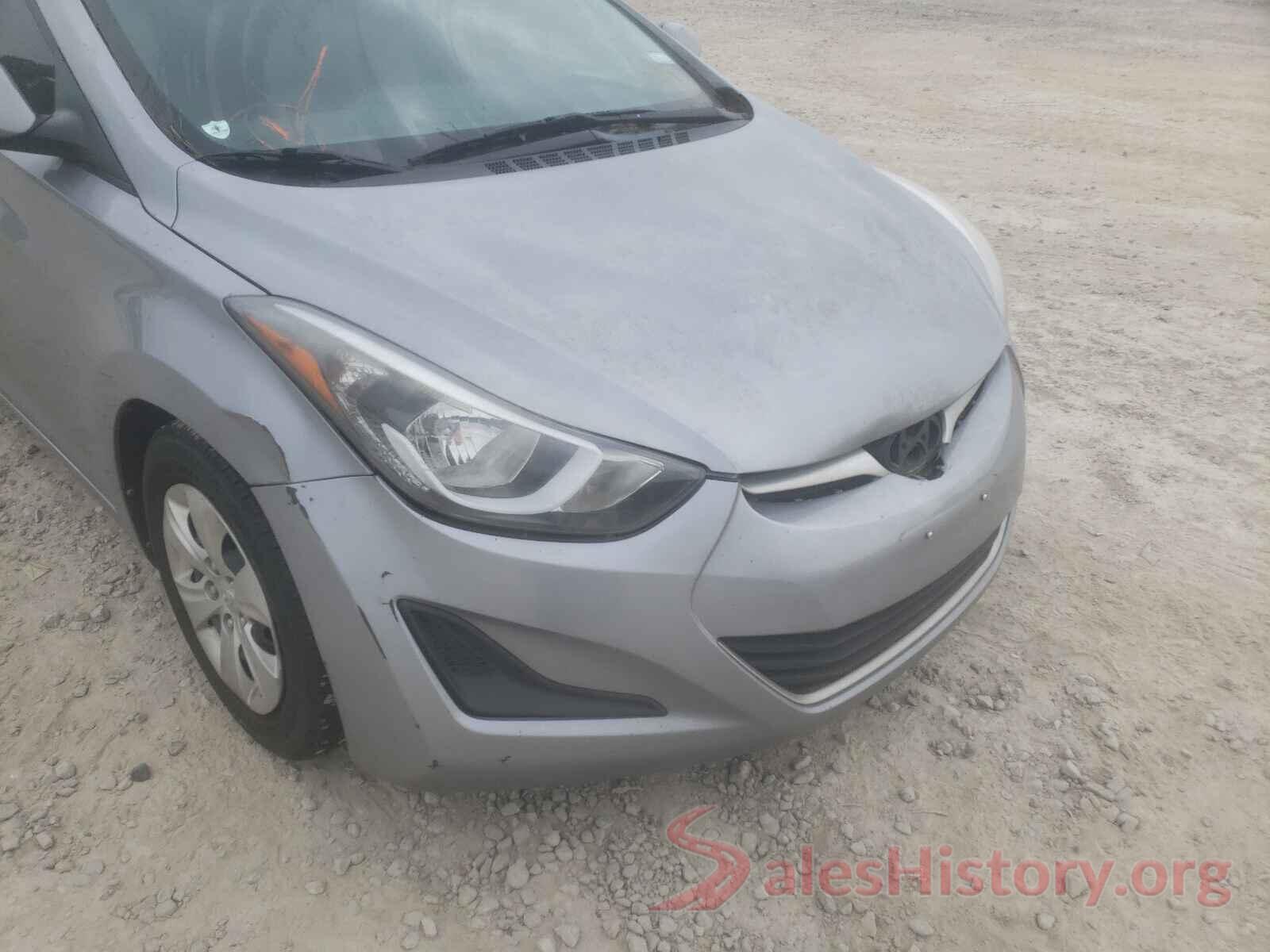 5NPDH4AEXGH697248 2016 HYUNDAI ELANTRA