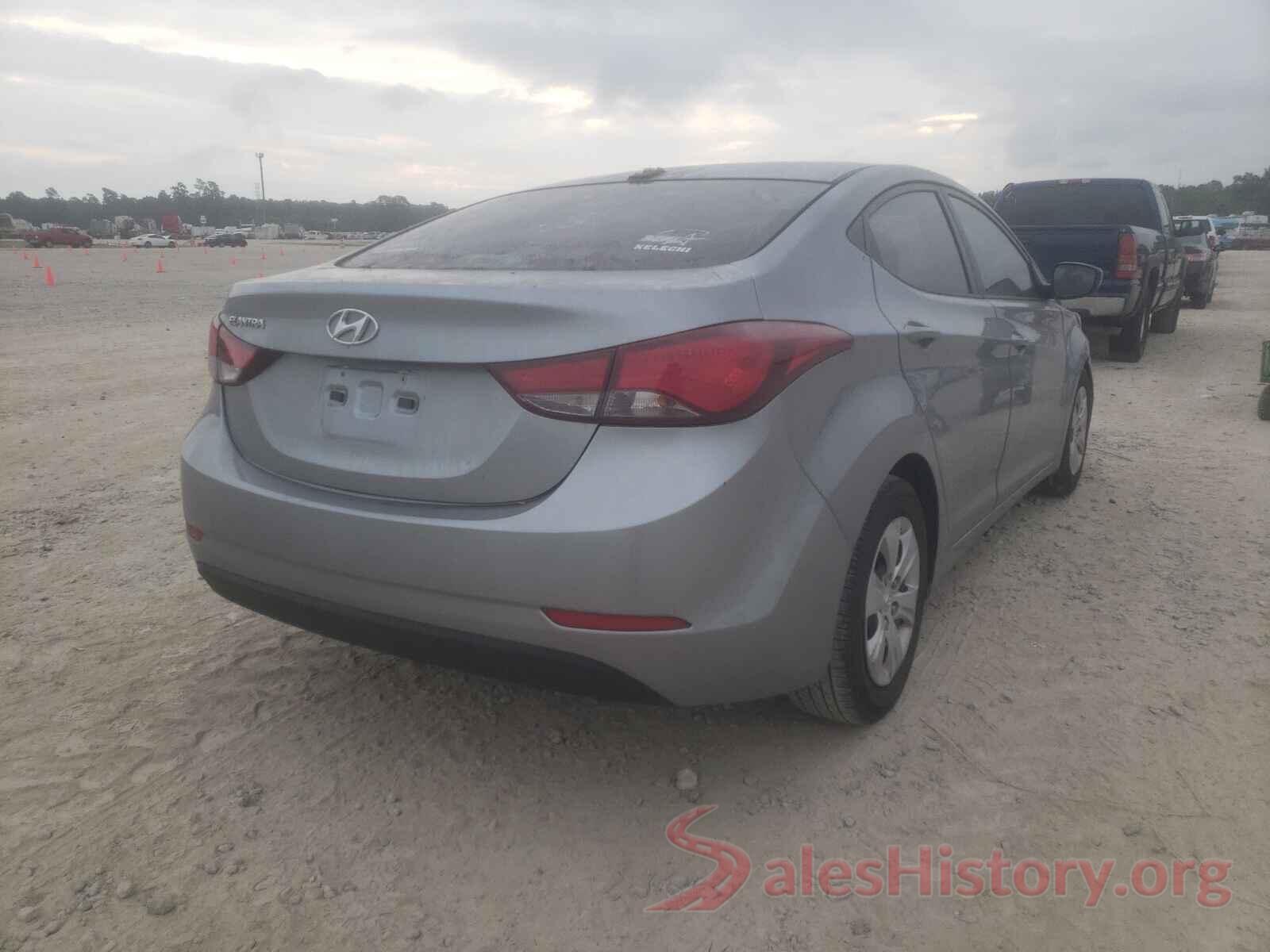 5NPDH4AEXGH697248 2016 HYUNDAI ELANTRA