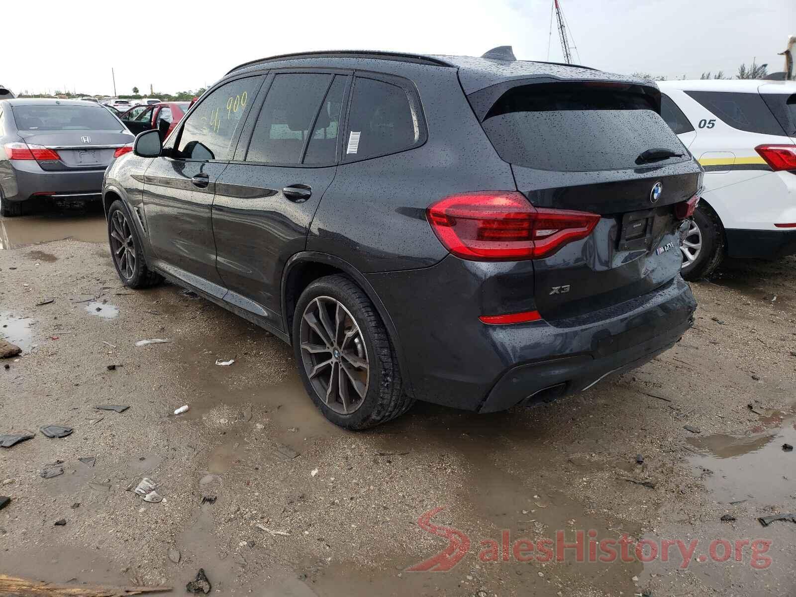 5UXTS3C54K0Z10607 2019 BMW X3