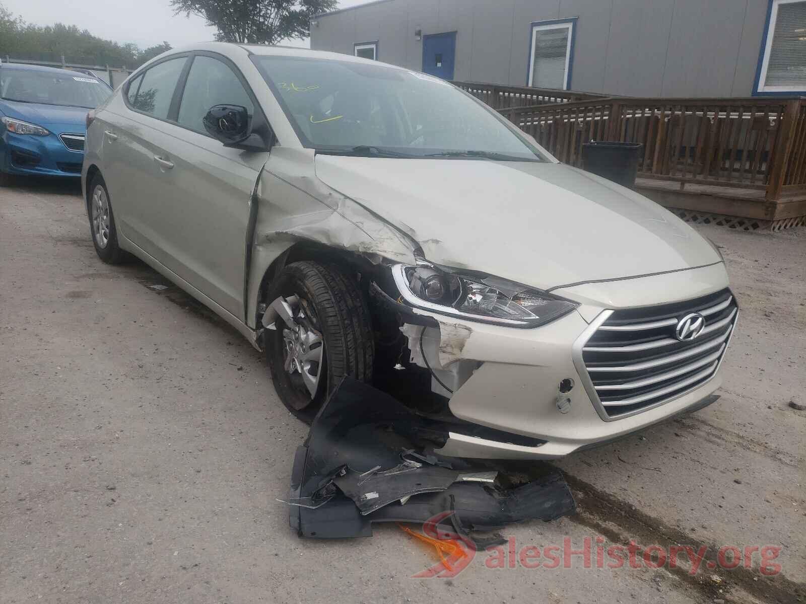 KMHD74LF6HU123550 2017 HYUNDAI ELANTRA