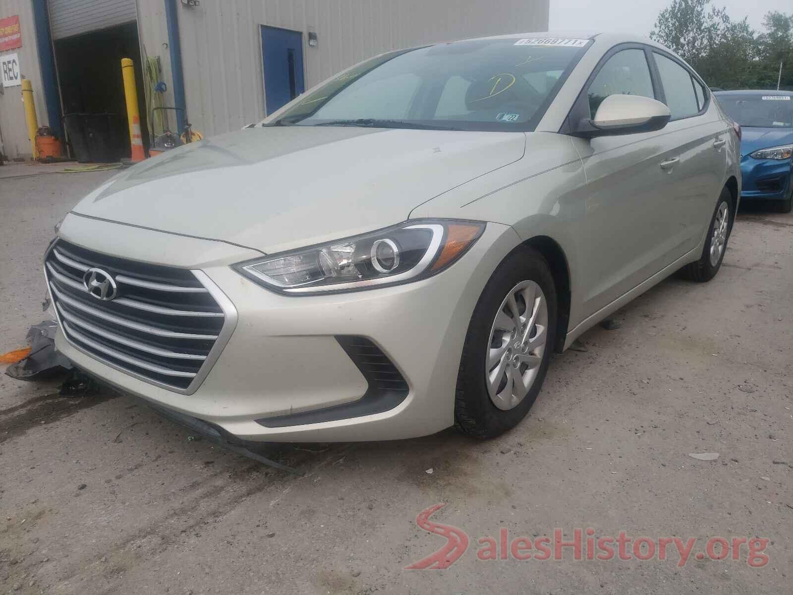 KMHD74LF6HU123550 2017 HYUNDAI ELANTRA