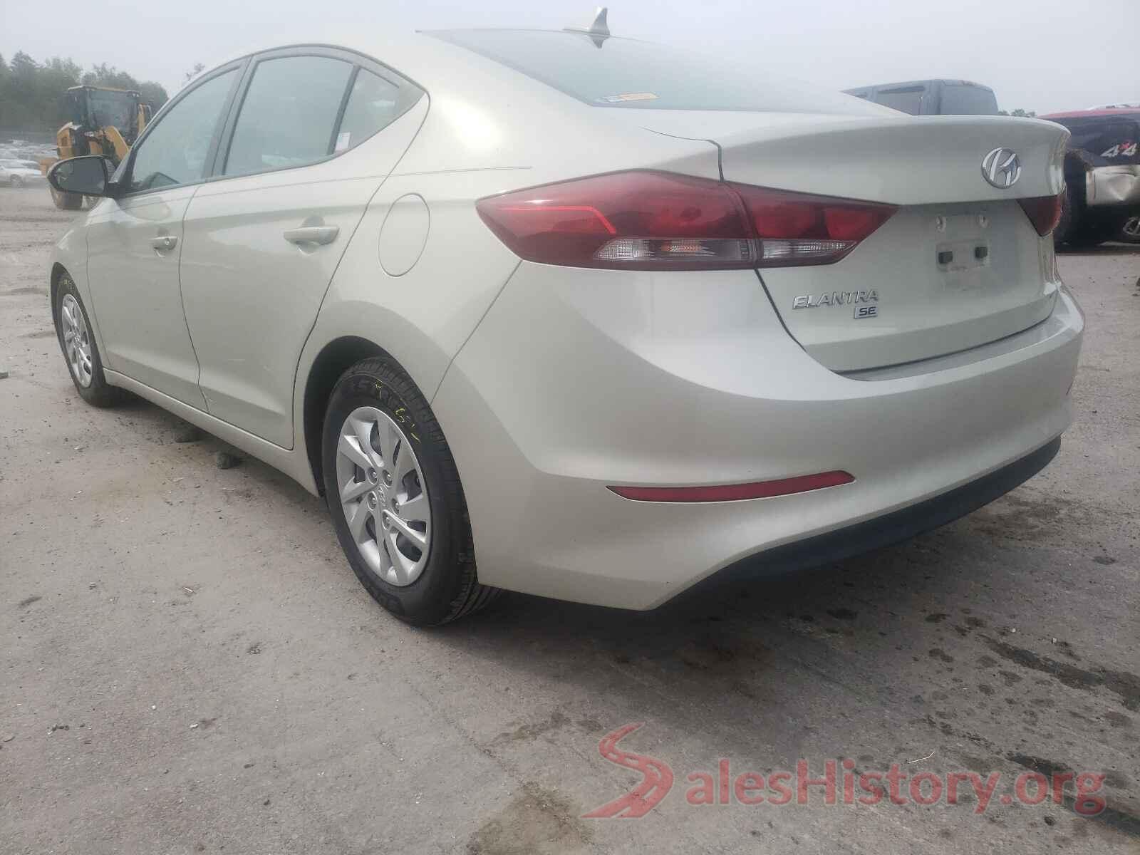 KMHD74LF6HU123550 2017 HYUNDAI ELANTRA