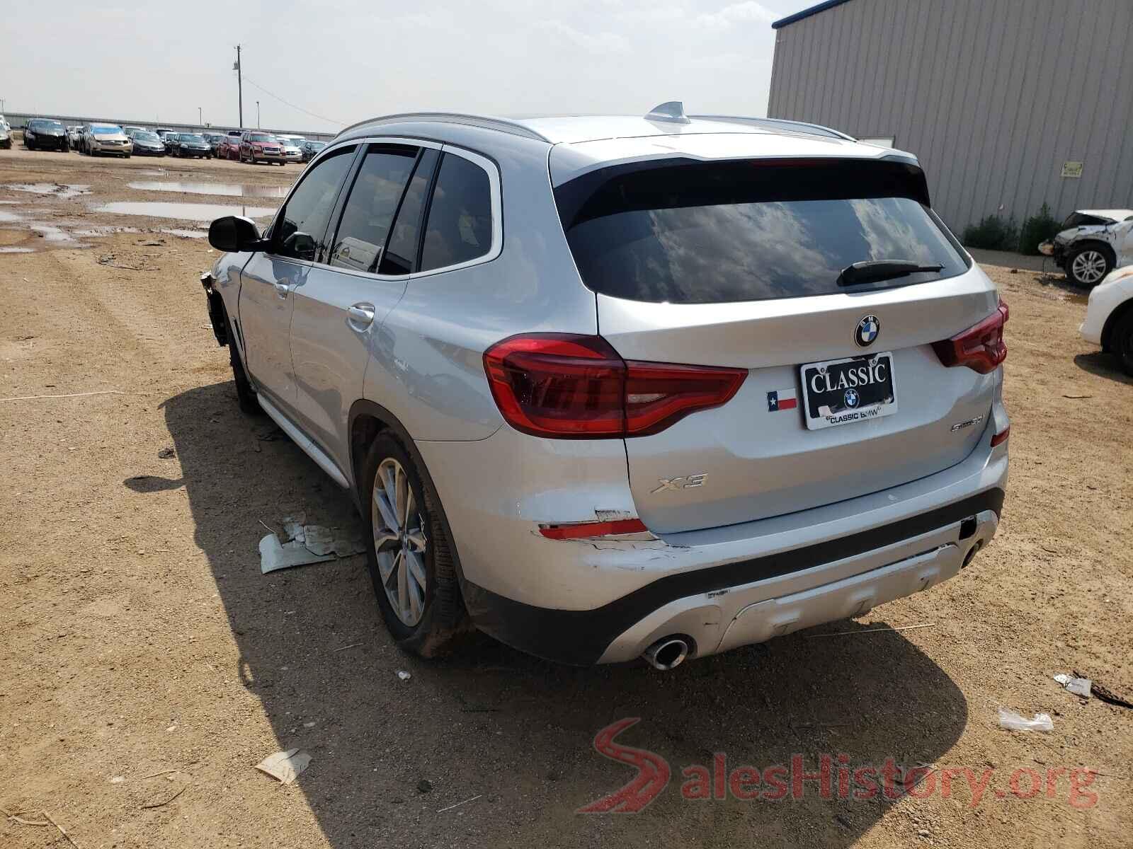 5UXTR7C55KLE93535 2019 BMW X3