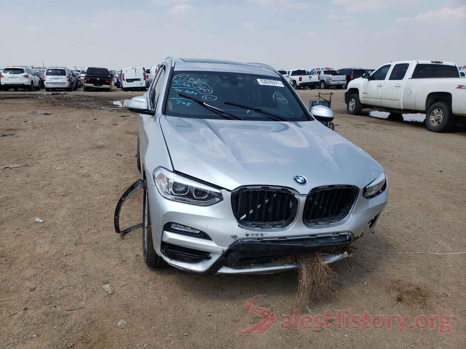 5UXTR7C55KLE93535 2019 BMW X3