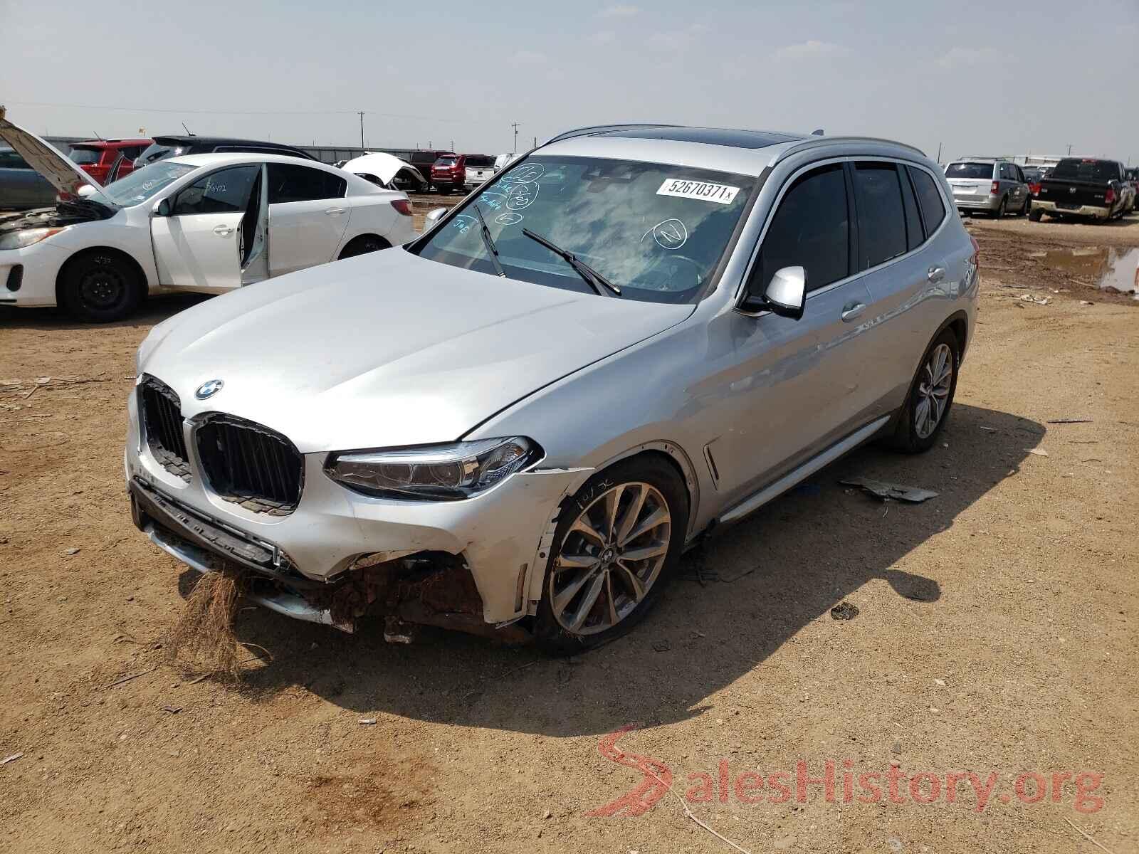 5UXTR7C55KLE93535 2019 BMW X3