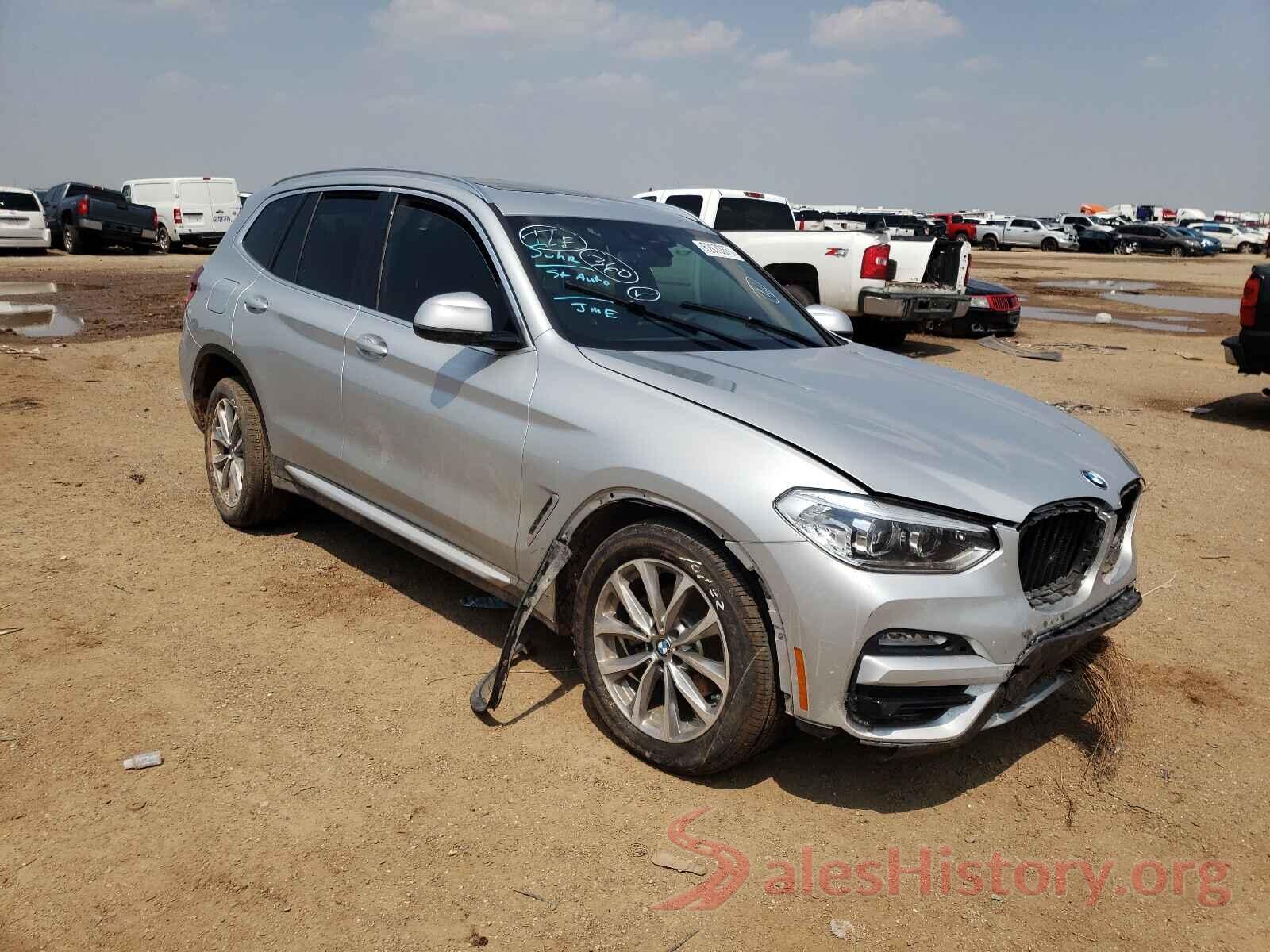 5UXTR7C55KLE93535 2019 BMW X3